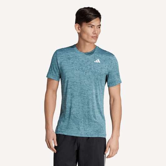adidas Freelift Men's Tennis Shirt Green (1)