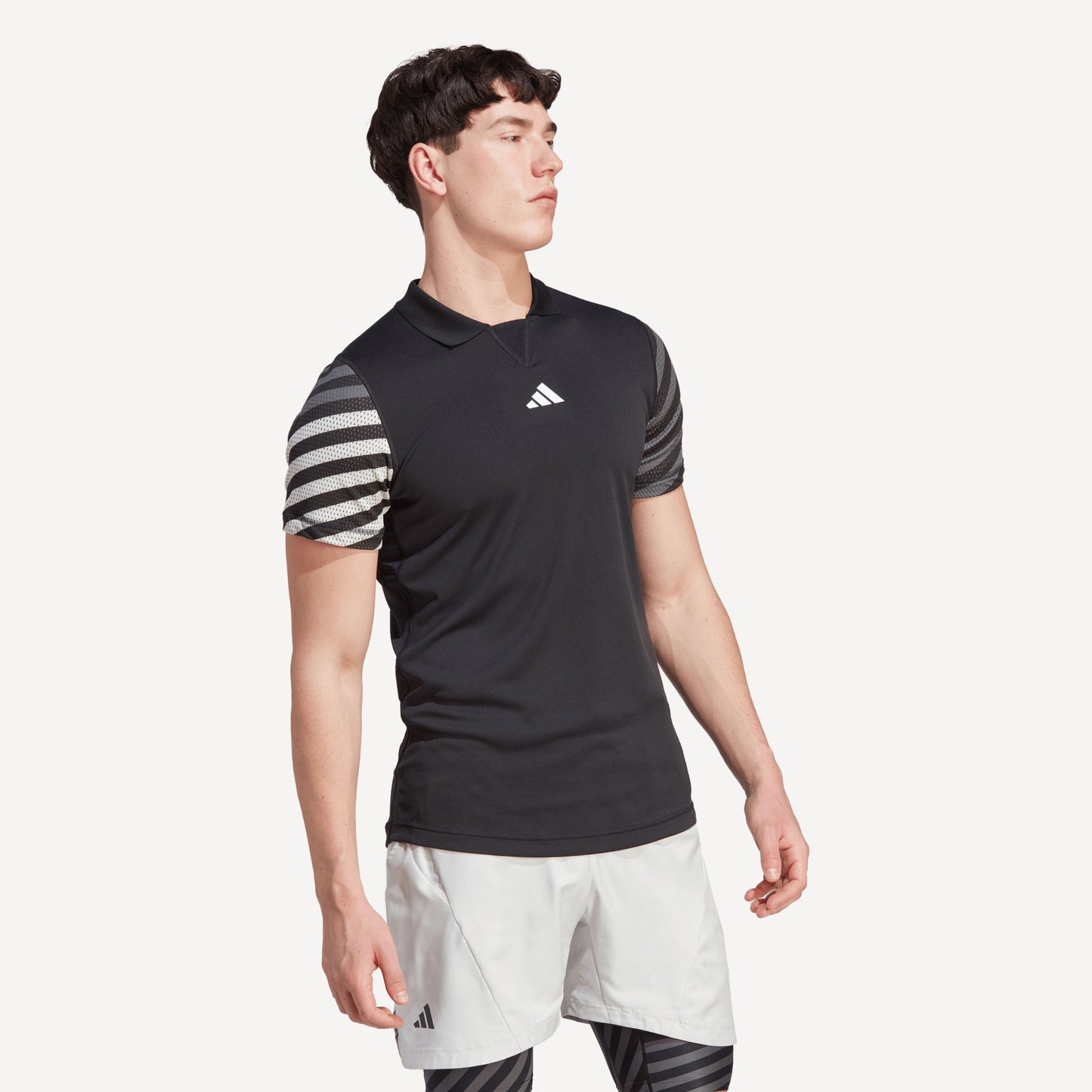 adidas Freelift New York Pro Men's Tennis Polo Black (3)