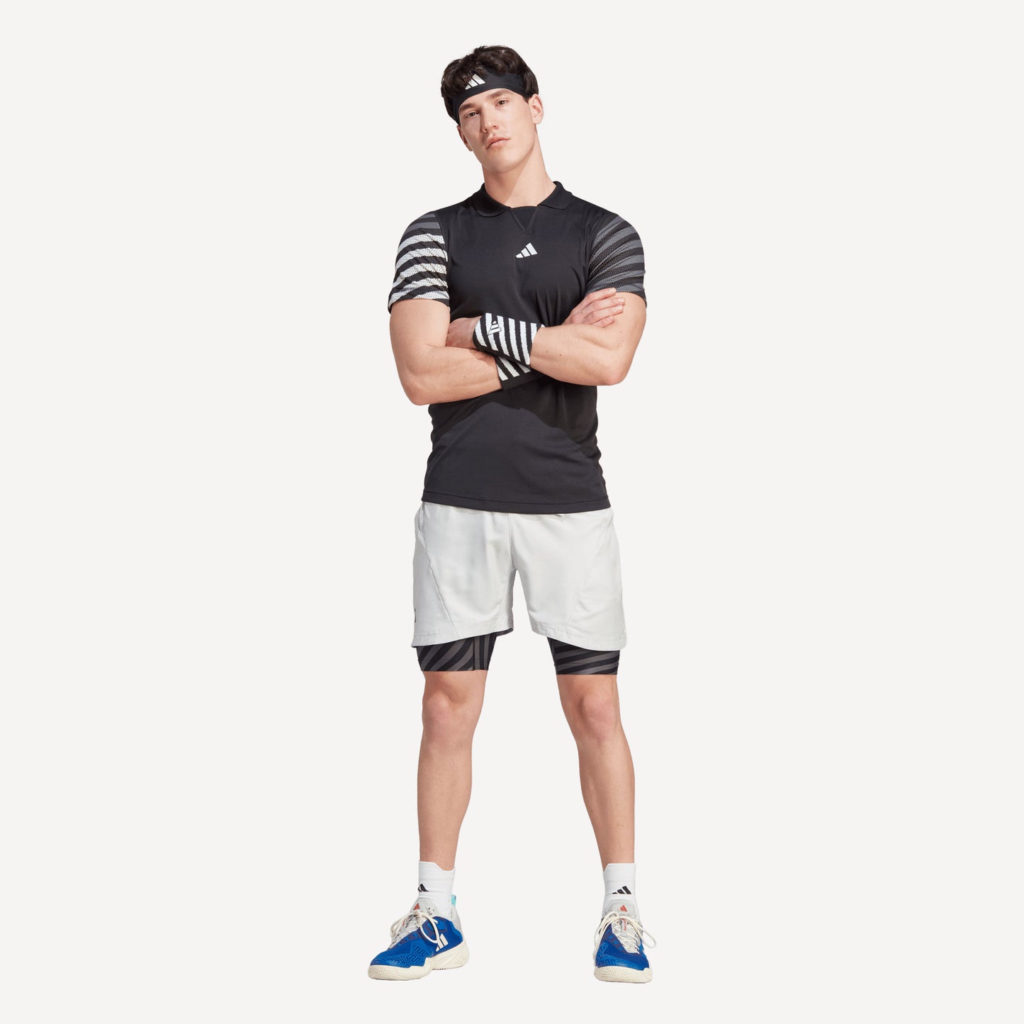 adidas Freelift New York Pro Men's Tennis Polo Black (4)