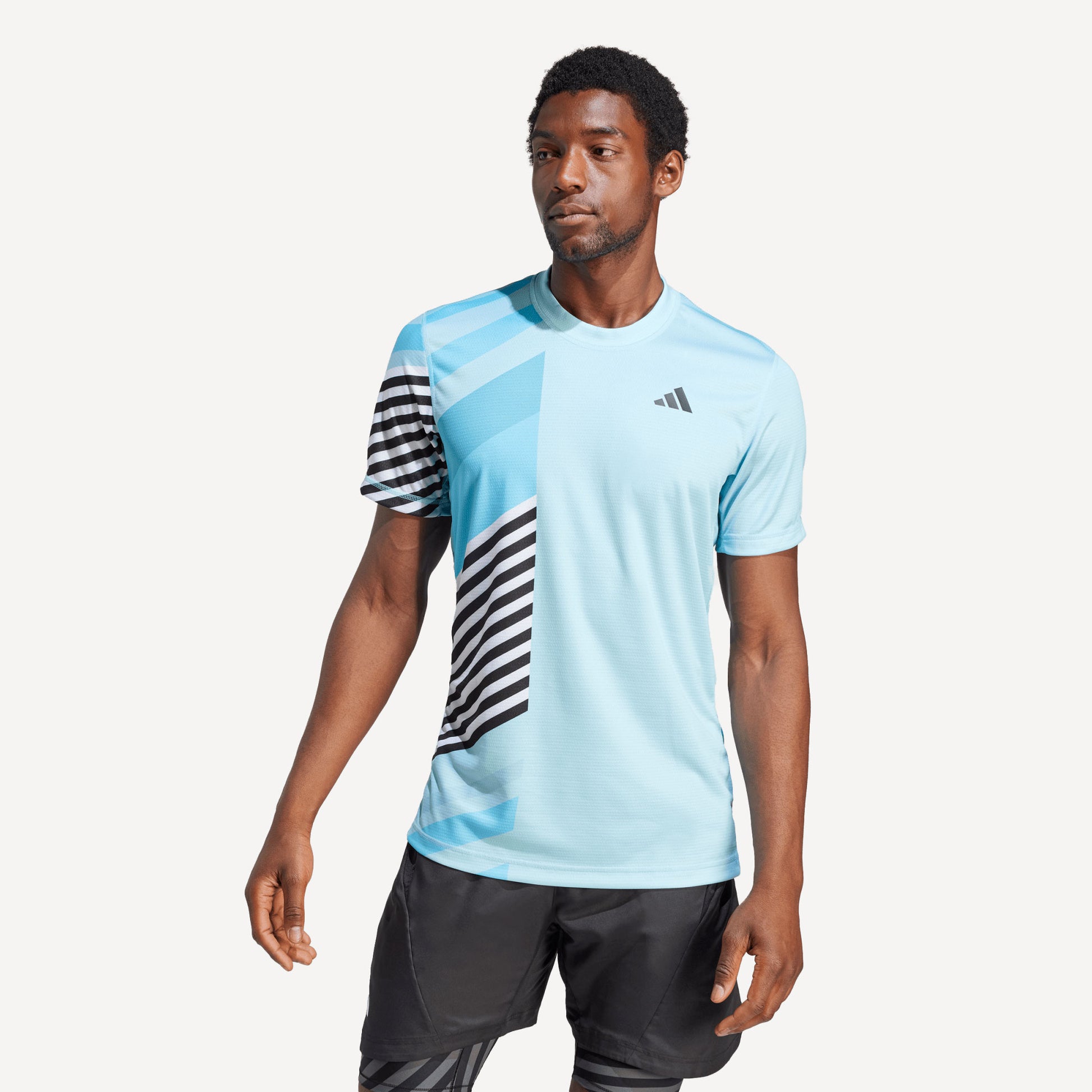adidas Freelift New York Pro Men's Tennis Shirt Blue (1)