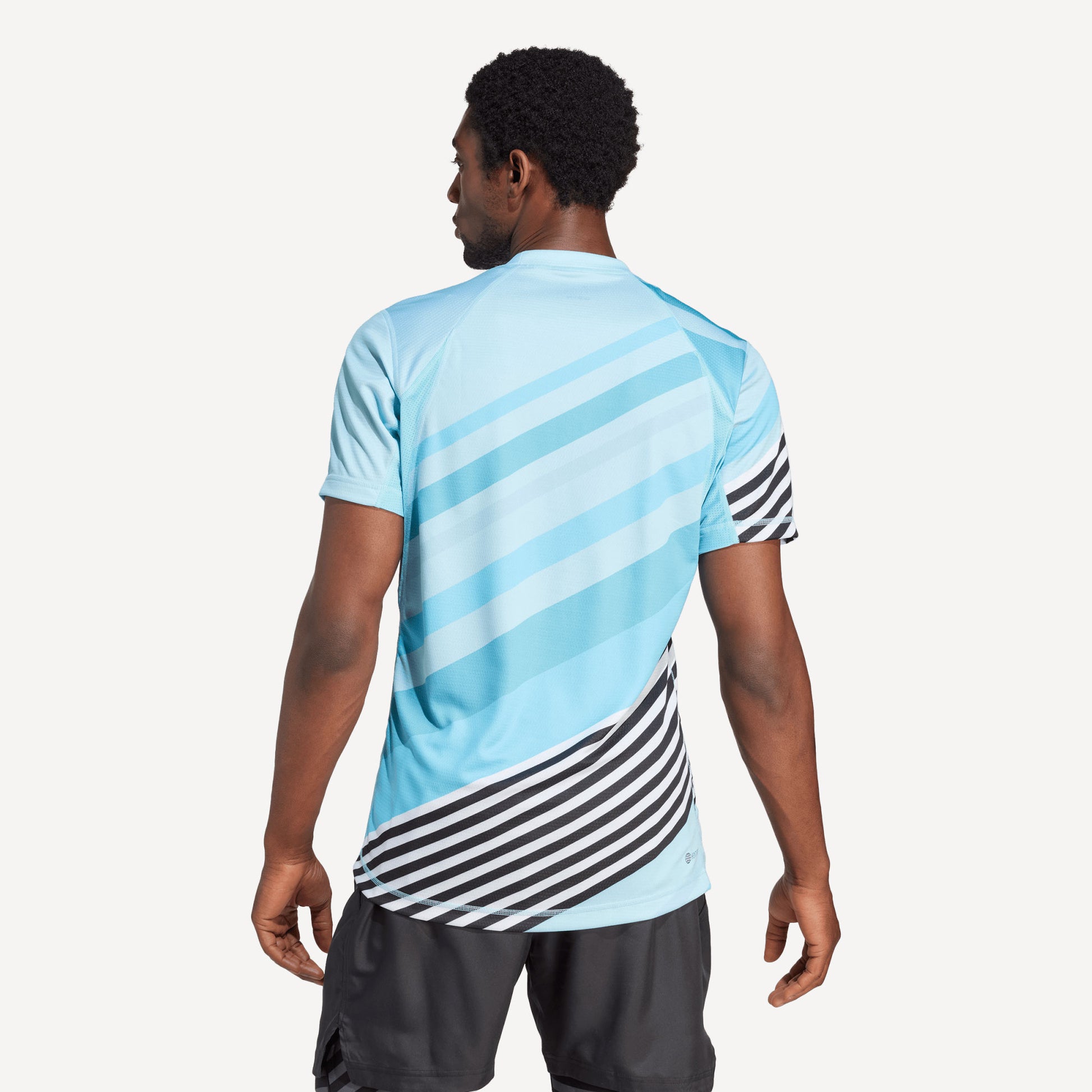 adidas Freelift New York Pro Men's Tennis Shirt Blue (2)