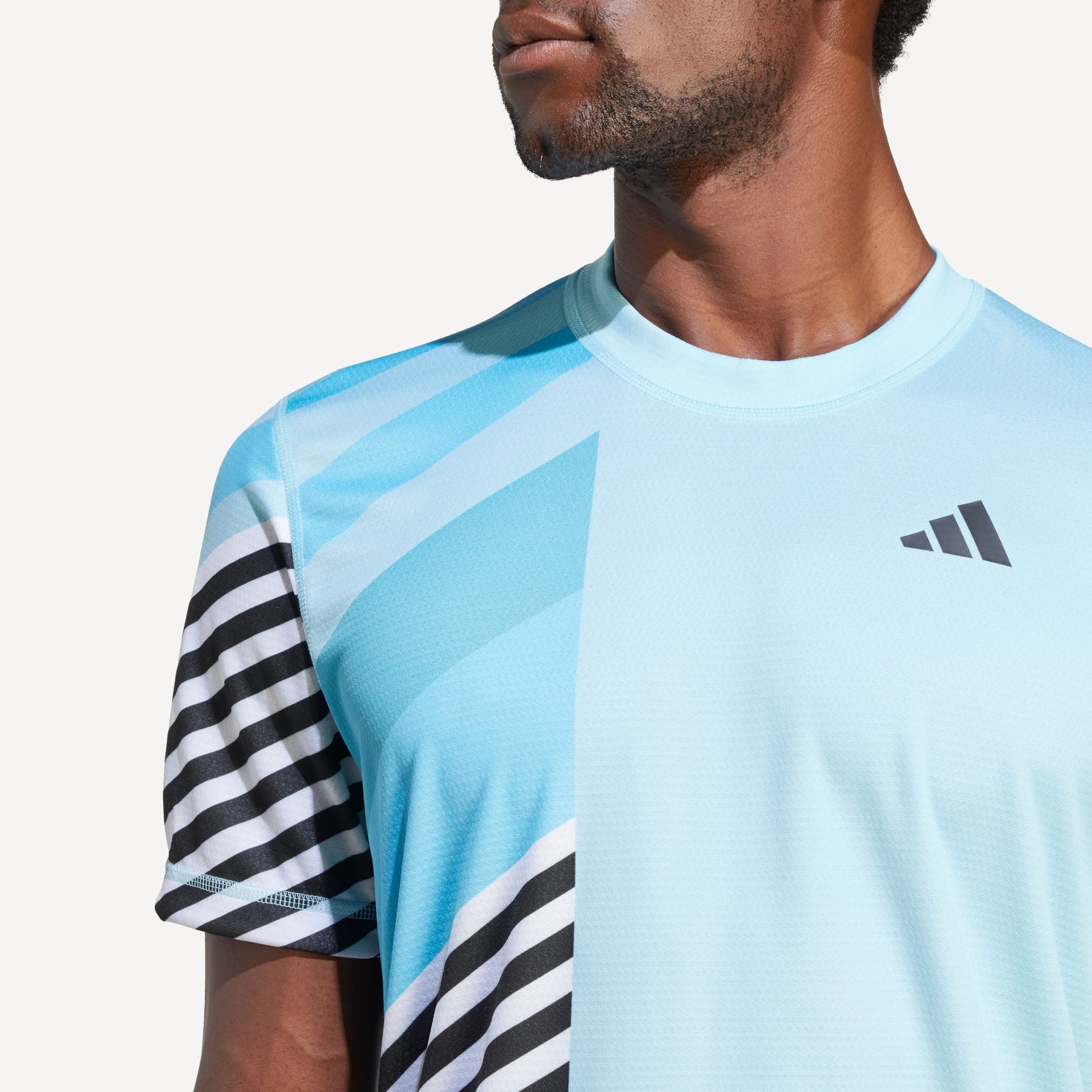 adidas Freelift New York Pro Men's Tennis Shirt Blue (4)