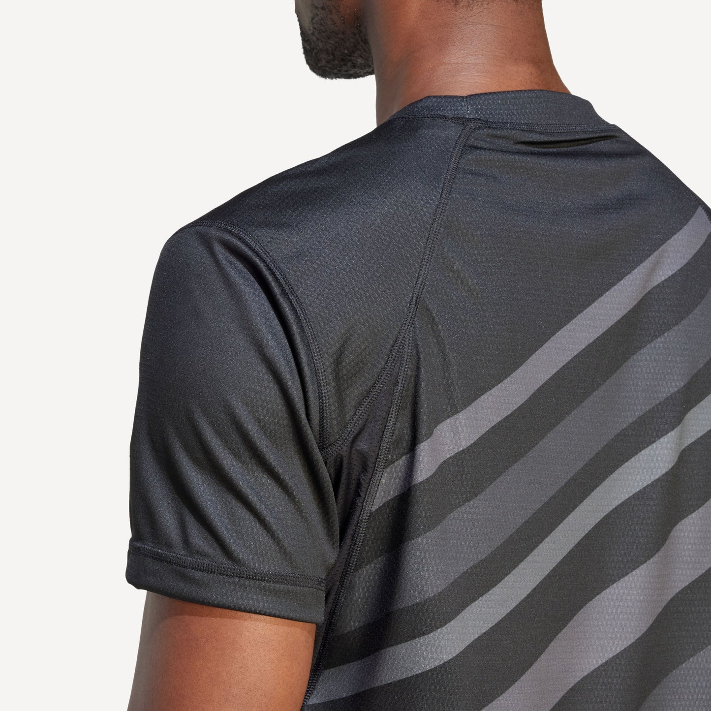 adidas Freelift New York Pro Men's Tennis Shirt Black (7)