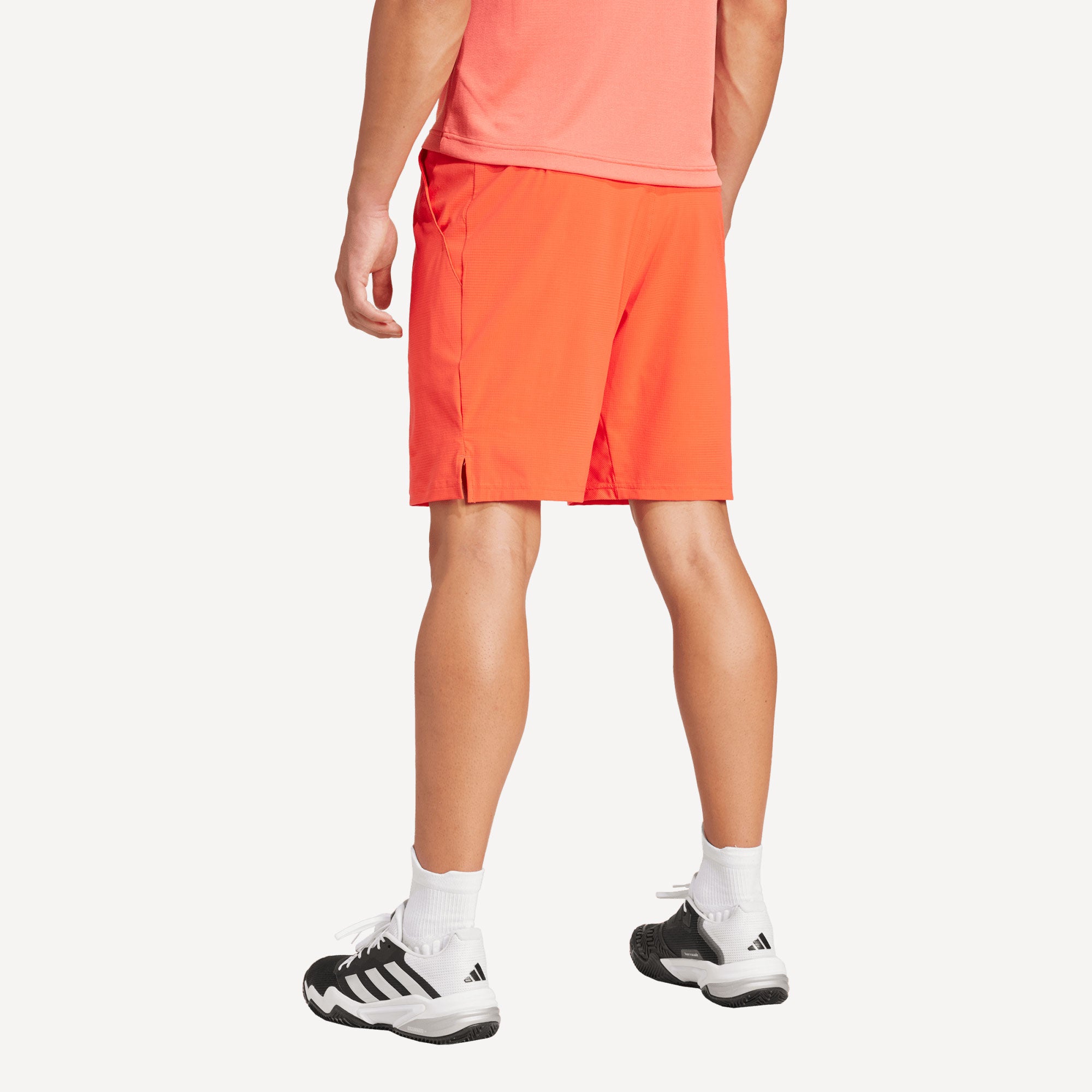 adidas Gameset Men's Ergo 7-Inch Tennis Shorts - Red (2)
