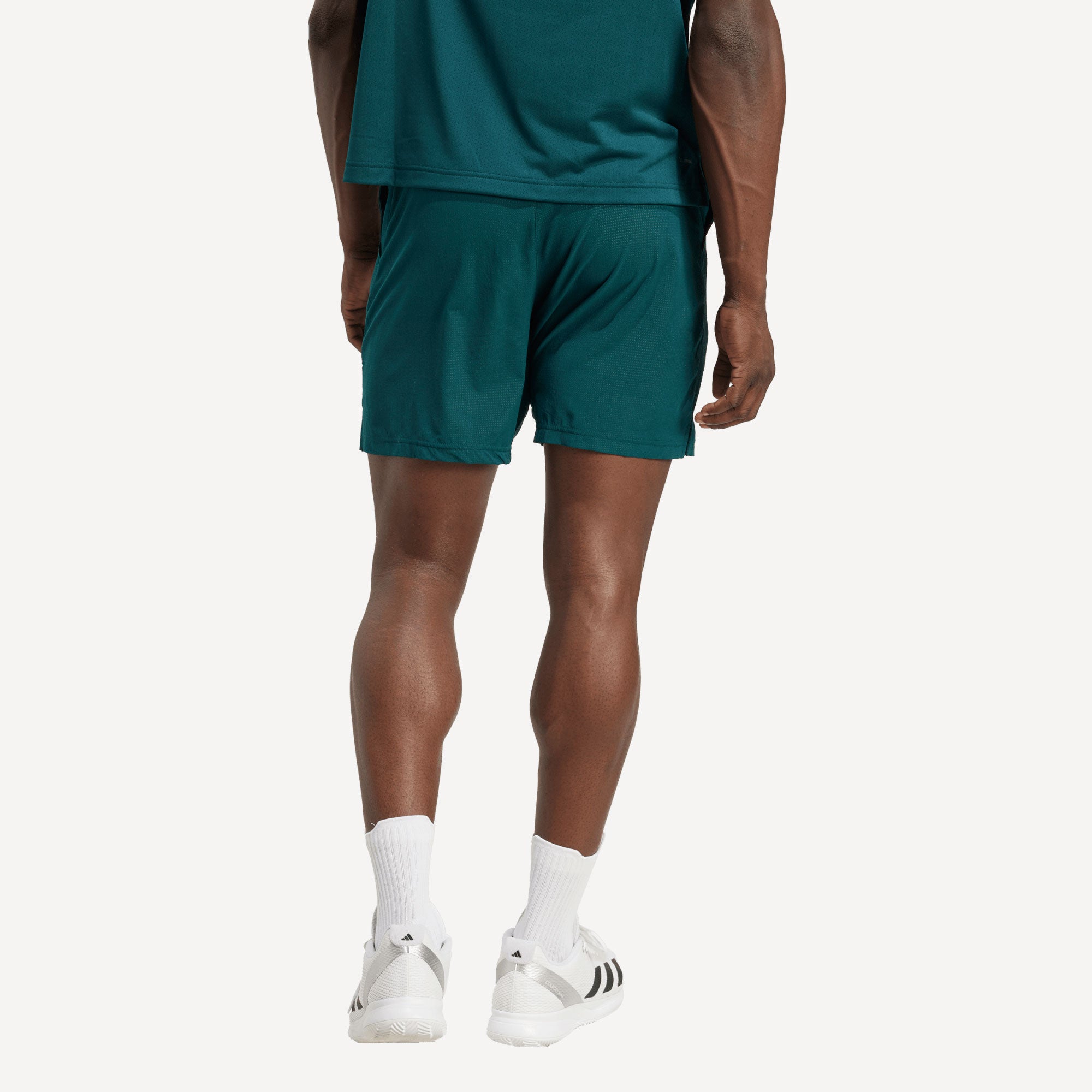 adidas Gameset Men's Ergo 7-Inch Tennis Shorts - Green (2)