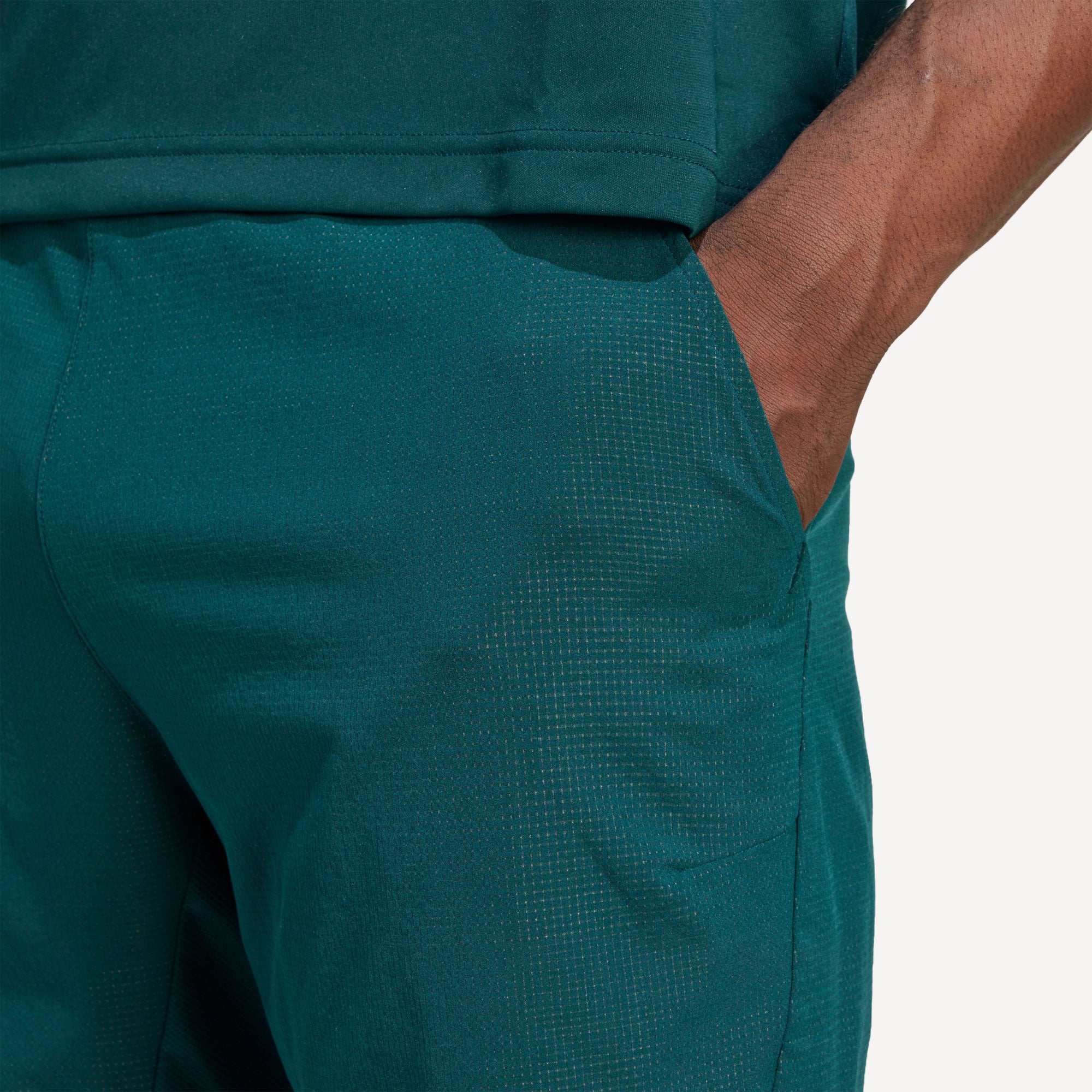 adidas Gameset Men's Ergo 7-Inch Tennis Shorts - Green (4)