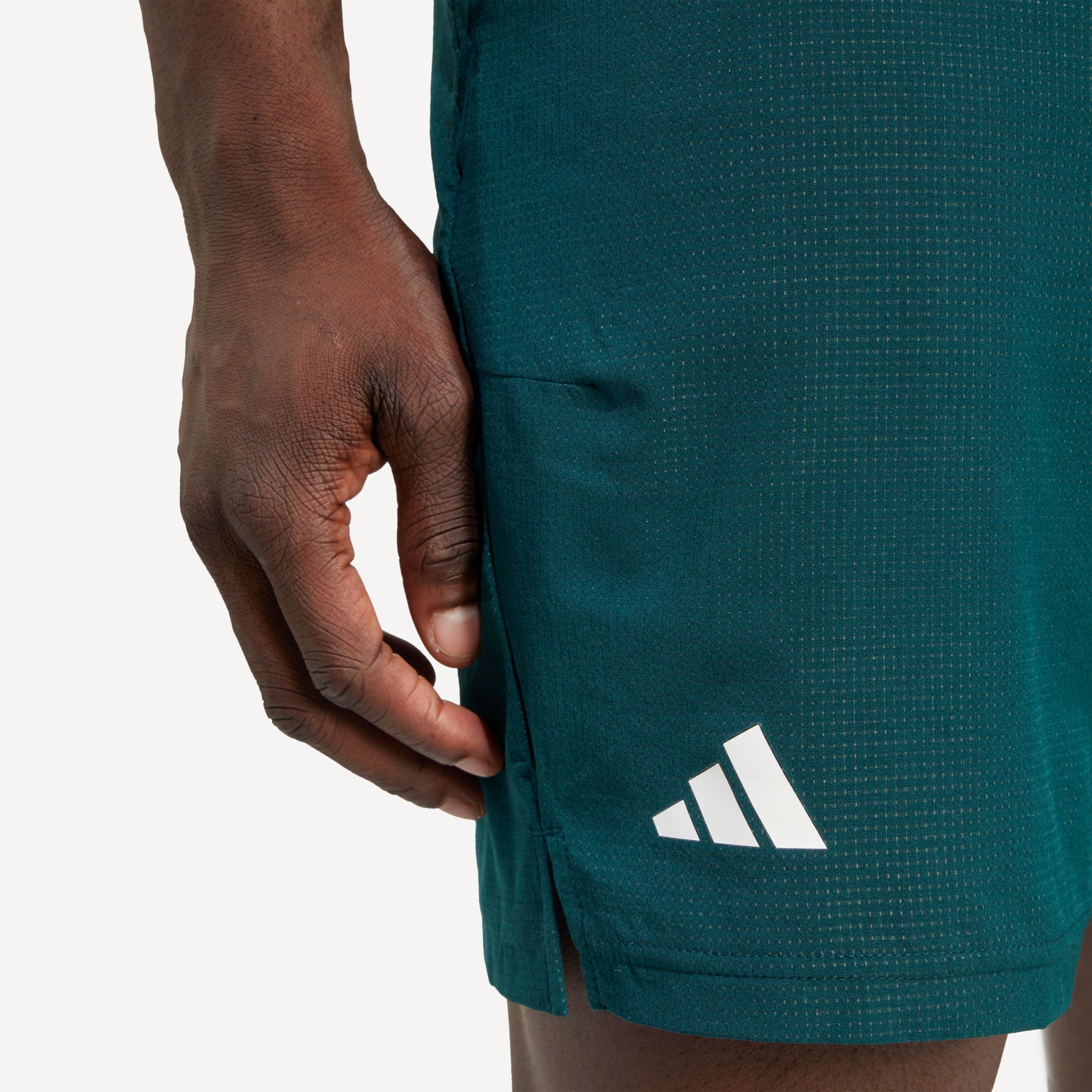 adidas Gameset Men's Ergo 7-Inch Tennis Shorts - Green (5)