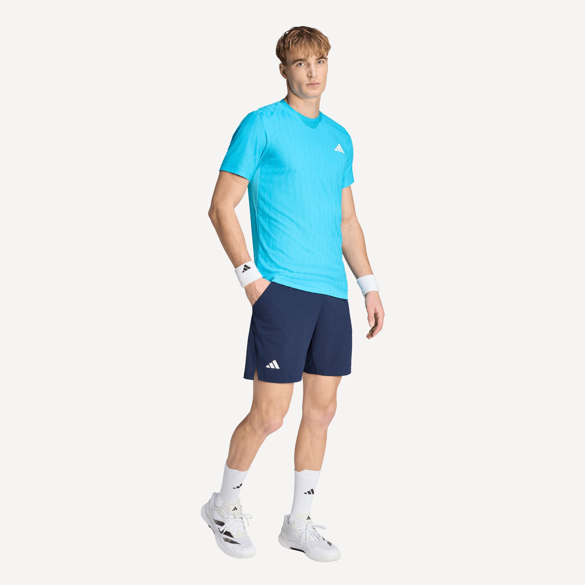 adidas Gameset Men's Ergo 7-Inch Tennis Shorts - Dark Blue (3)