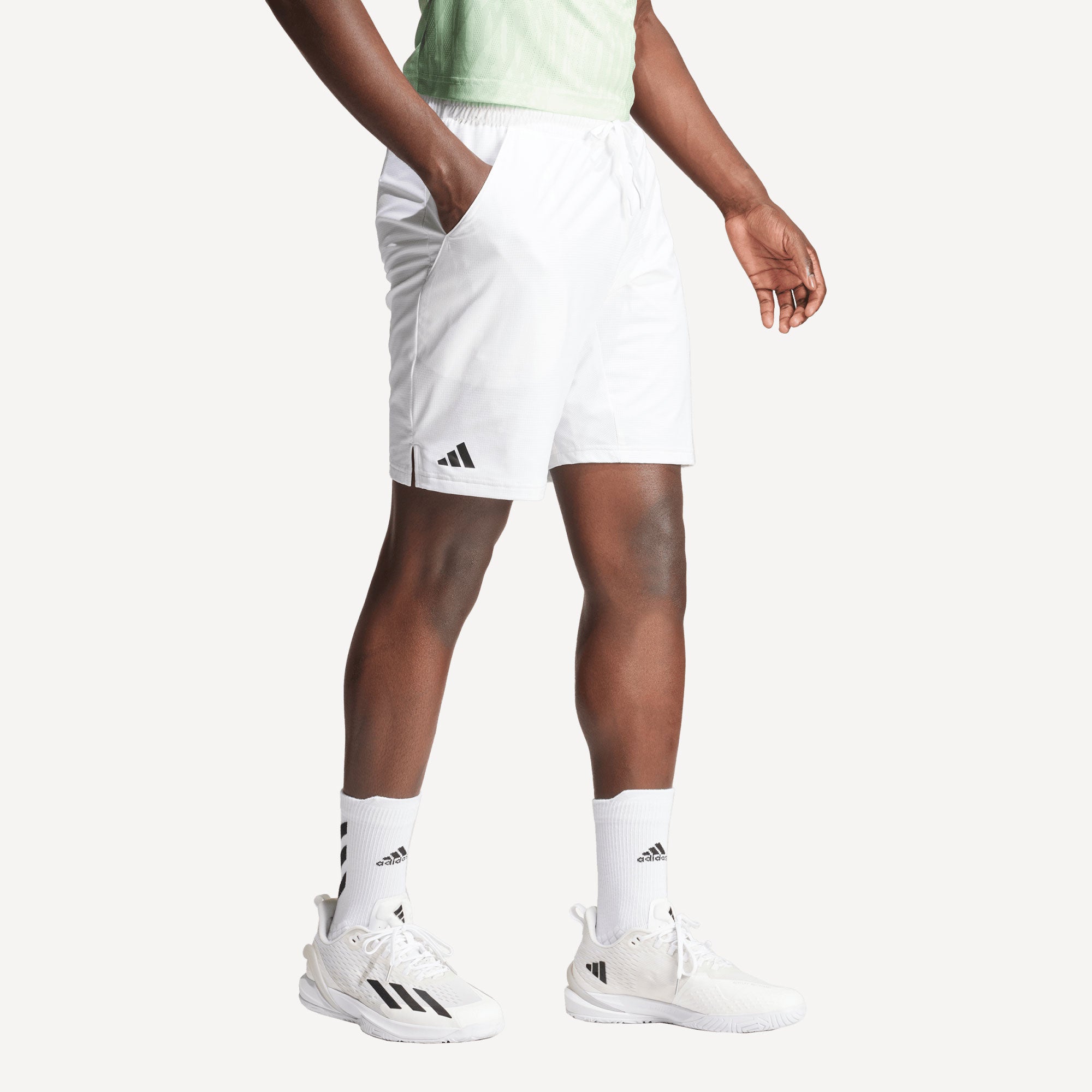 adidas Gameset Men's Ergo 9-Inch Tennis Shorts - White (3)