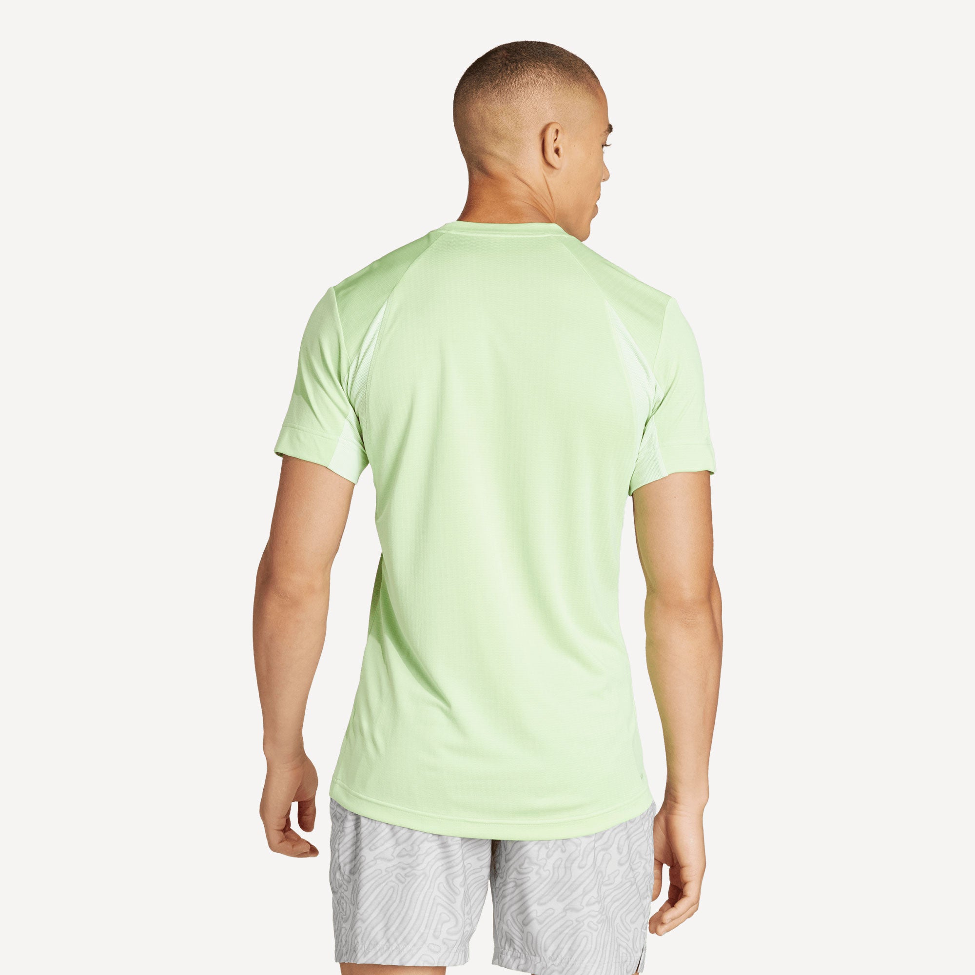 adidas Gameset Men's Freelift Tennis Shirt - Green (2)