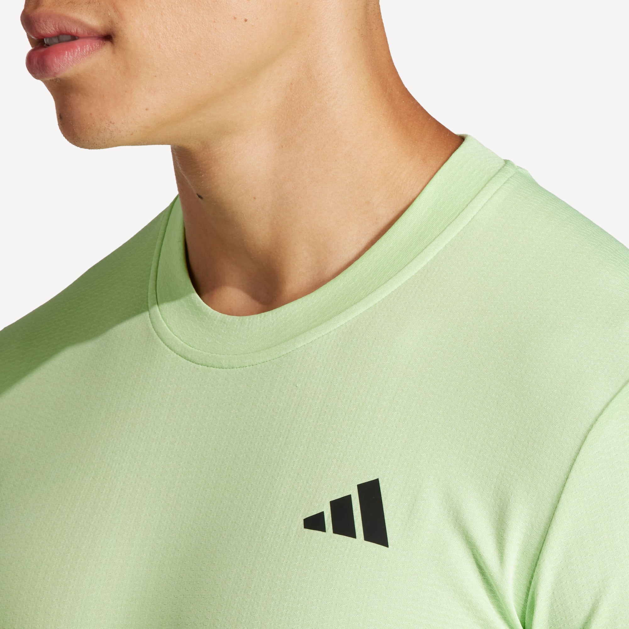 adidas Gameset Men's Freelift Tennis Shirt - Green (4)