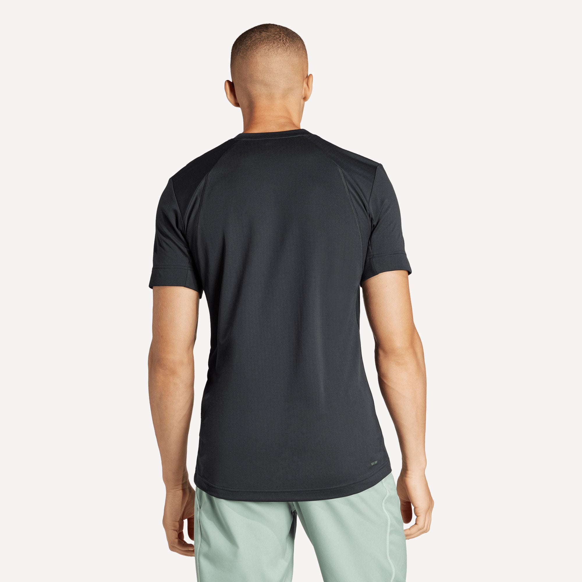 adidas Gameset Men's Freelift Tennis Shirt - Black (2)