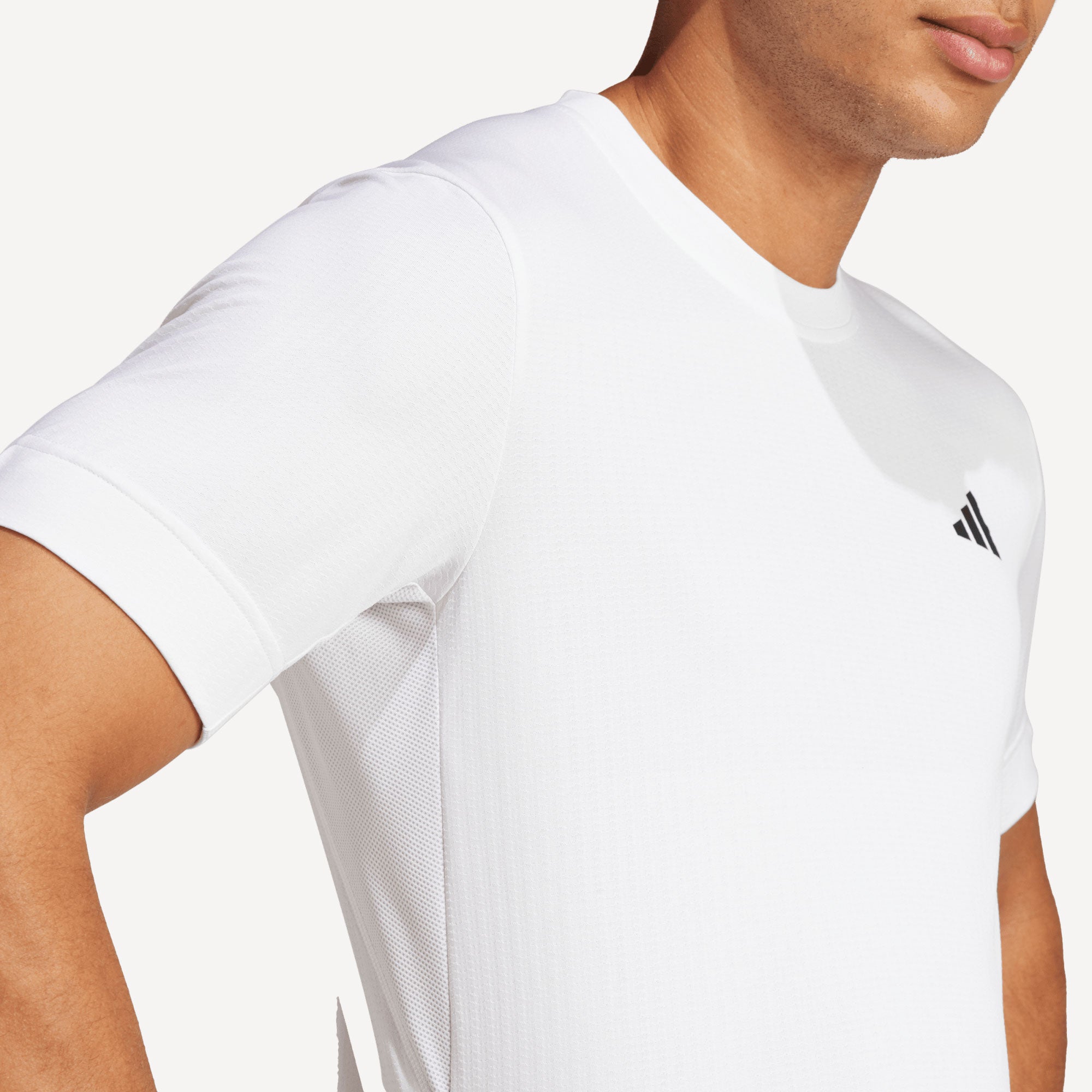 adidas Gameset Men's Freelift Tennis Shirt - White (4)