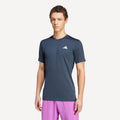 adidas Gameset Men's Freelift Tennis Shirt - Blue (1)