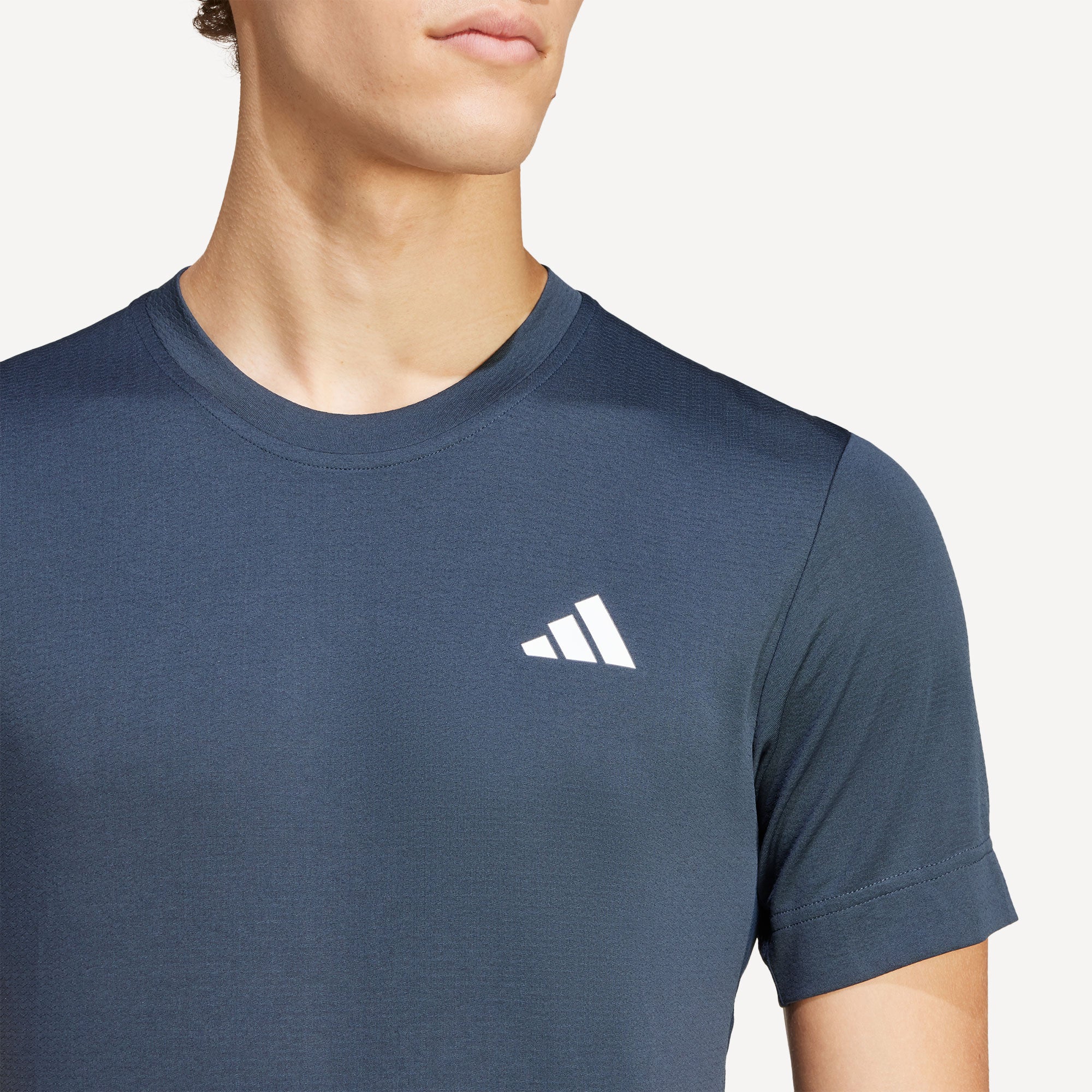 adidas Gameset Men's Freelift Tennis Shirt - Blue (5)