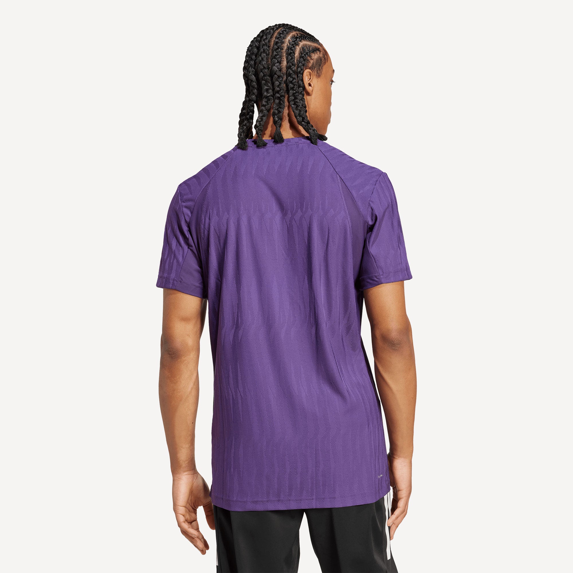 adidas Gameset Men's Freelift Tennis Shirt - Purple | Tennis Only