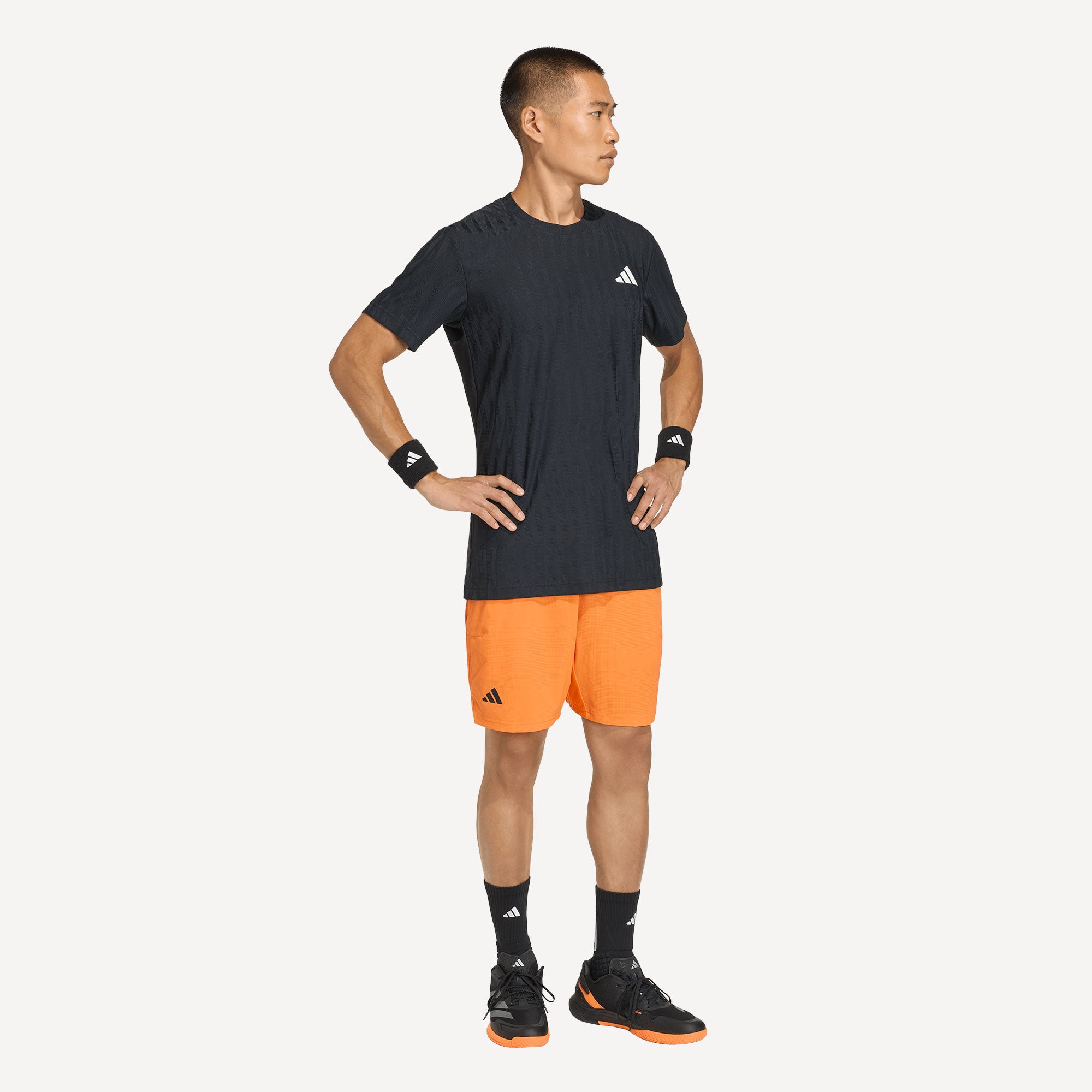 adidas Gameset Men's Freelift Tennis Shirt - Black (3)