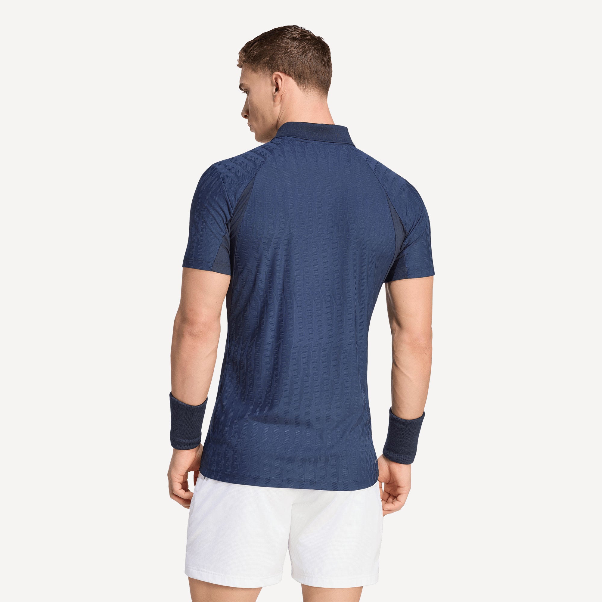 adidas Gameset Men's Freelift Tennis Polo  - Dark Blue (2)