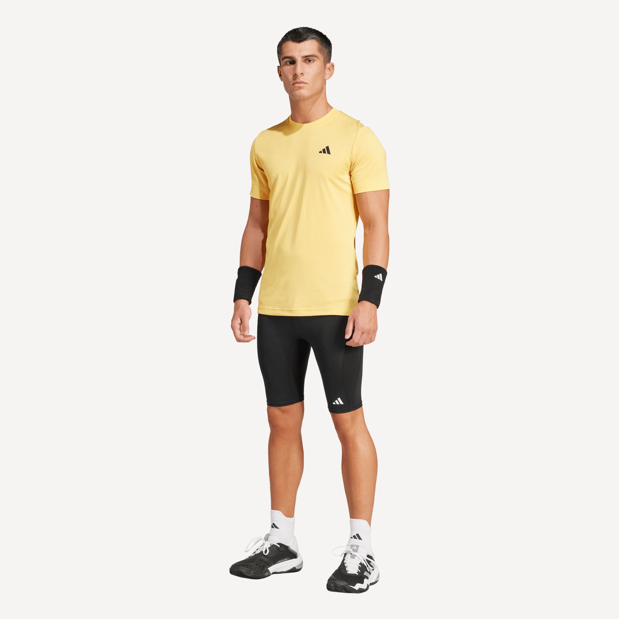adidas Gameset Men's Freelift Tennis Shirt - Orange (4)