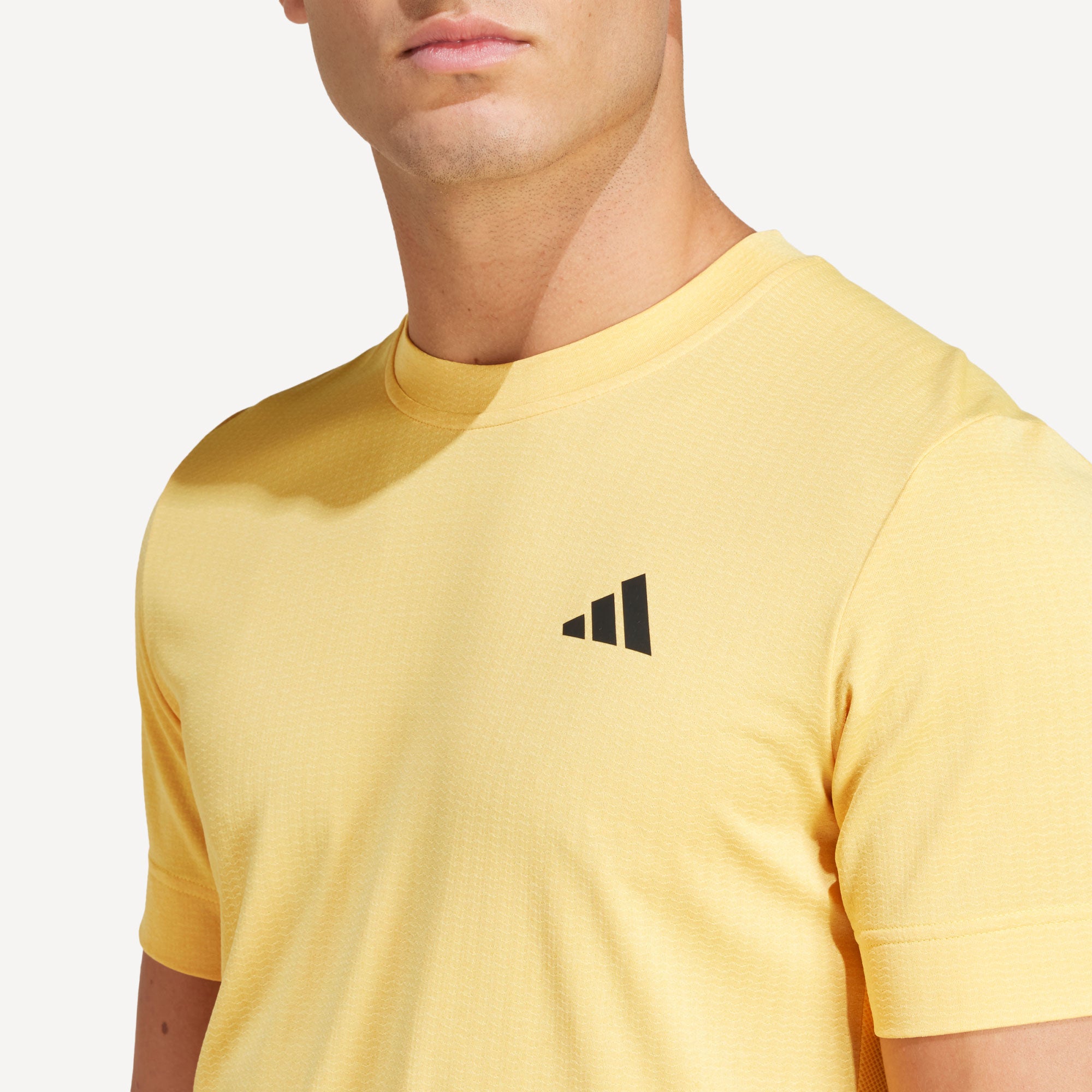 adidas Gameset Men's Freelift Tennis Shirt - Orange (5)