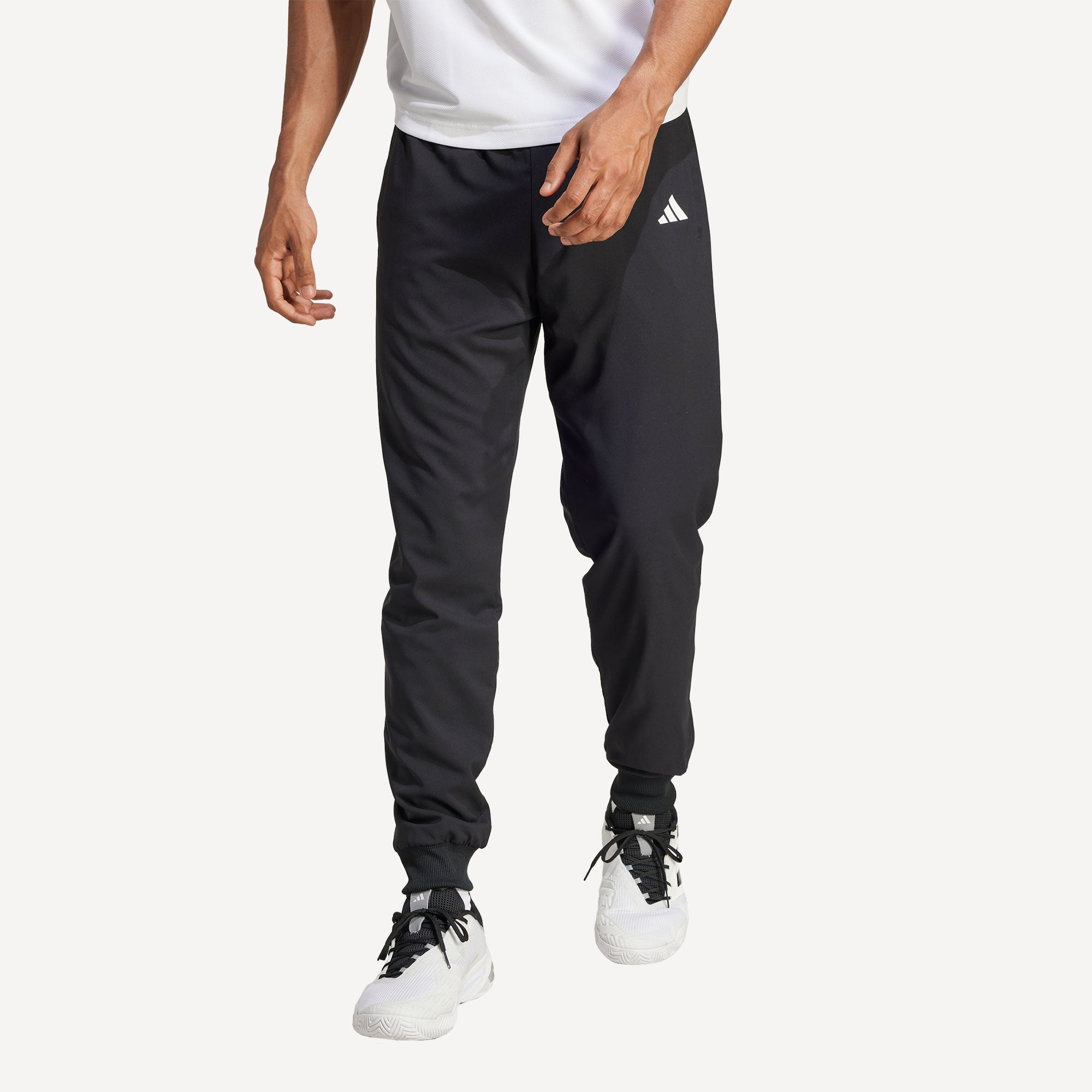 adidas Gameset Men's Walk On Tennis Pants - Black (1)