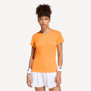 adidas Gameset Women's Freelift Tennis Shirt - Orange (1)