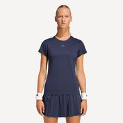 adidas Gameset Women's Freelift Tennis Shirt - Dark Blue (1)