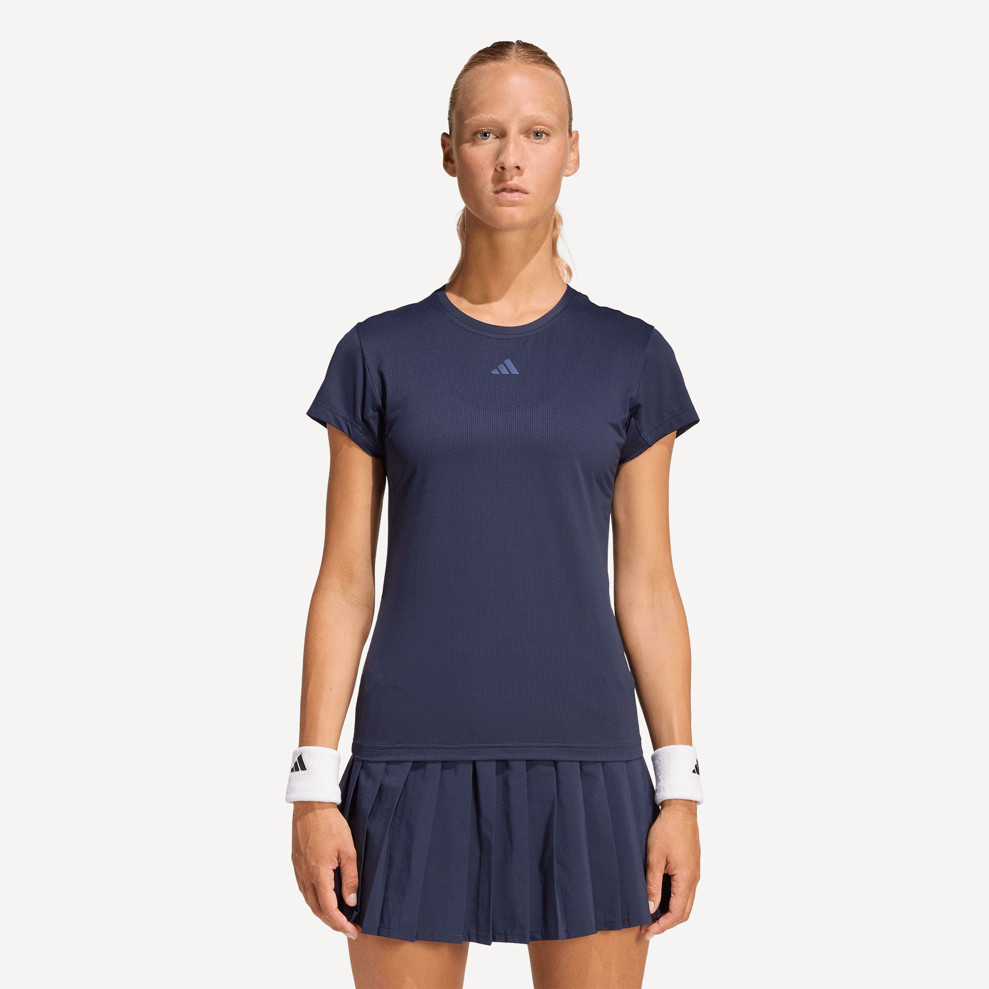 adidas Gameset Women's Freelift Tennis Shirt - Dark Blue (1)