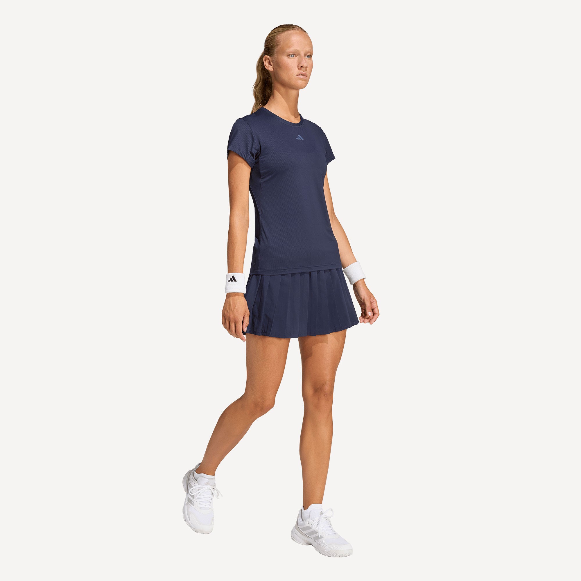 adidas Gameset Women's Freelift Tennis Shirt - Dark Blue (3)
