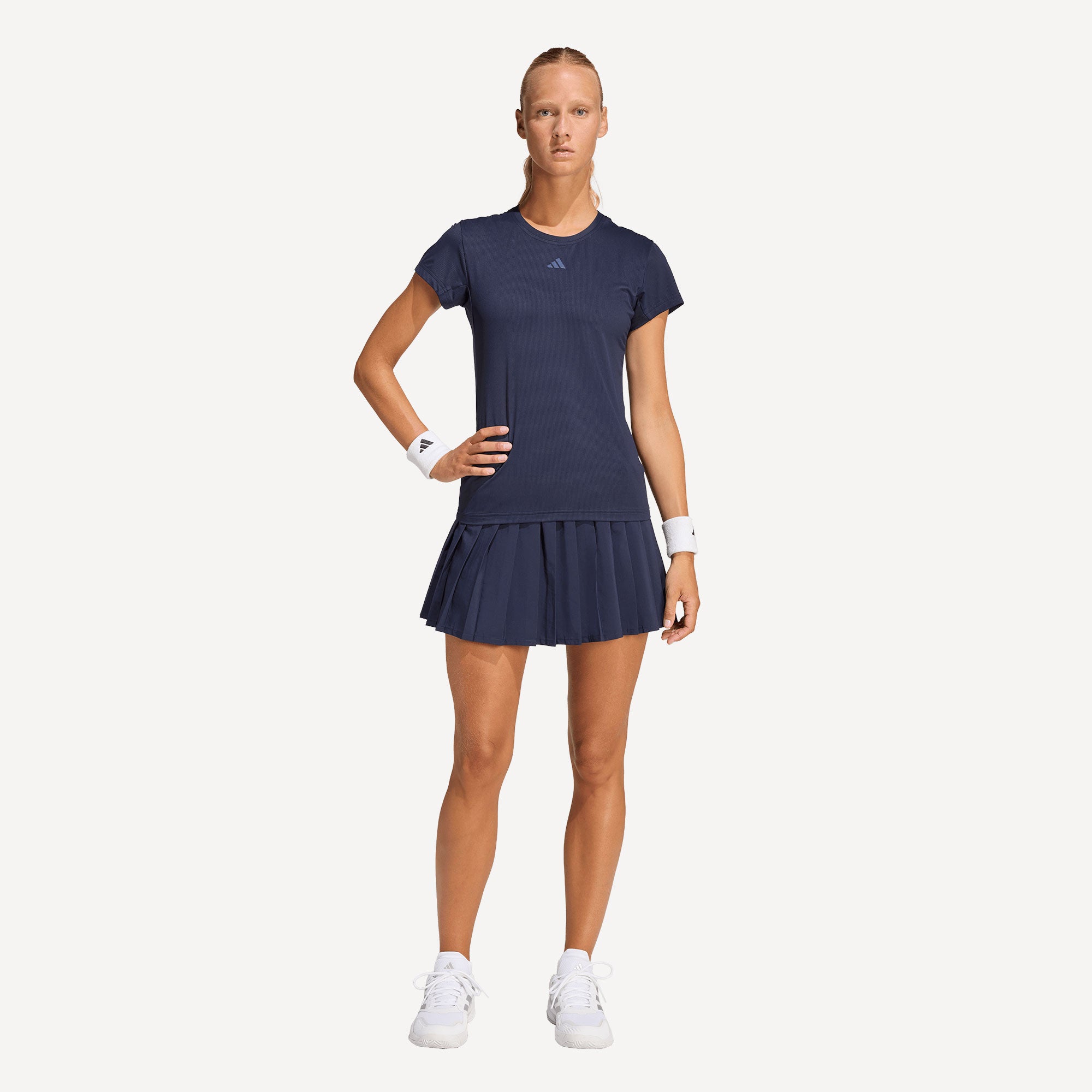 adidas Gameset Women's Freelift Tennis Shirt - Dark Blue (4)