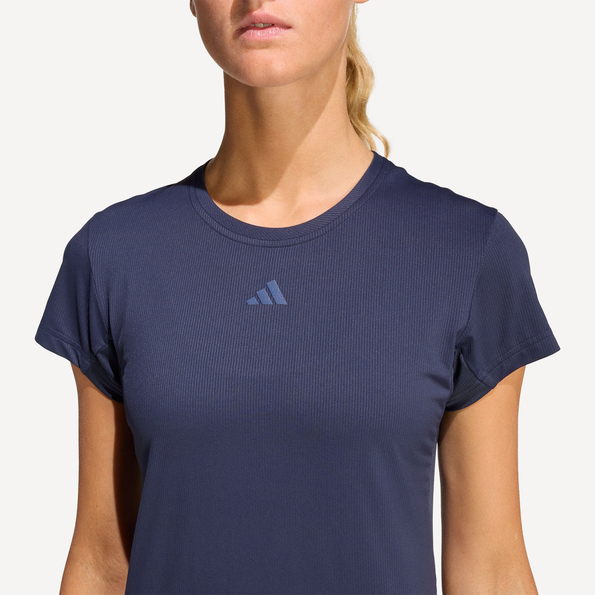 adidas Gameset Women's Freelift Tennis Shirt - Dark Blue (5)