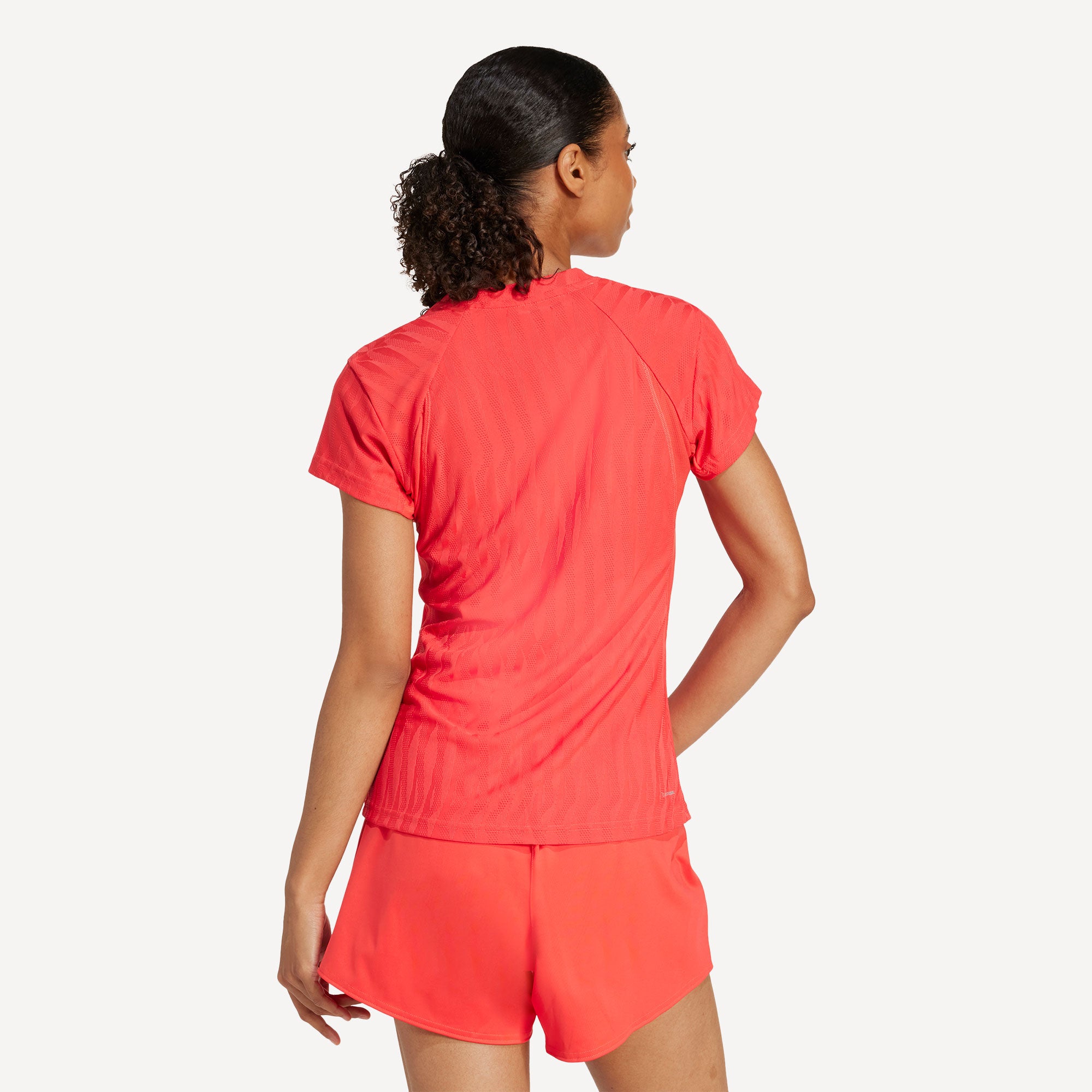 adidas Gameset Women's Freelift Tennis Shirt - Red (2)