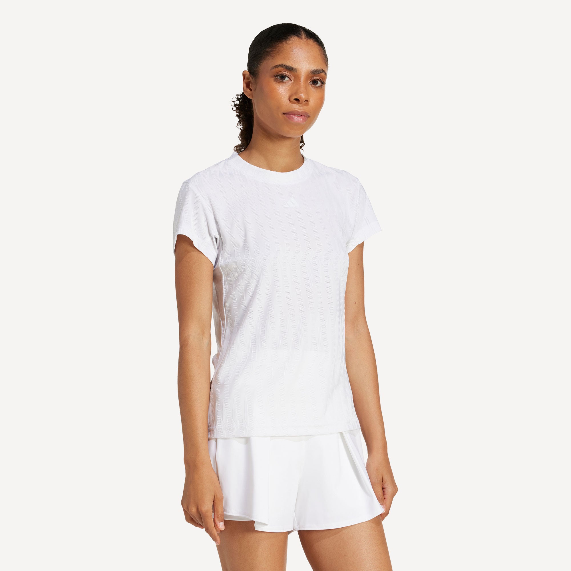 adidas Gameset Women's Freelift Tennis Shirt - White (3)