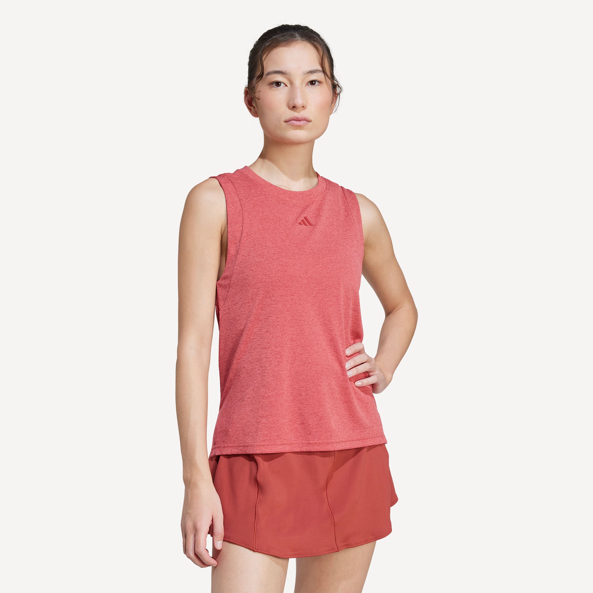 adidas Gameset Women's Match Tennis Tank - Red (3)