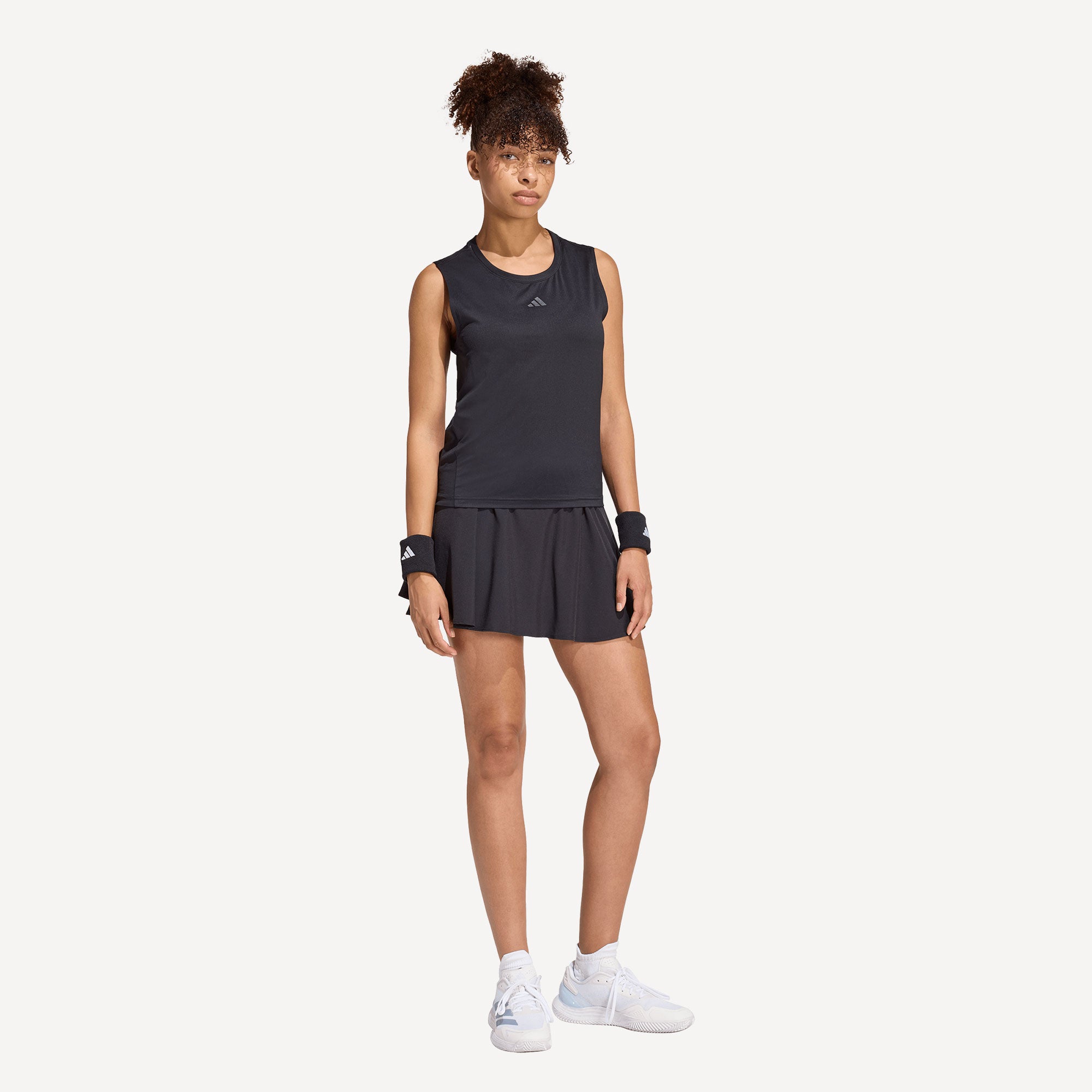 adidas Gameset Women's Match Tennis Tank - Black (3)
