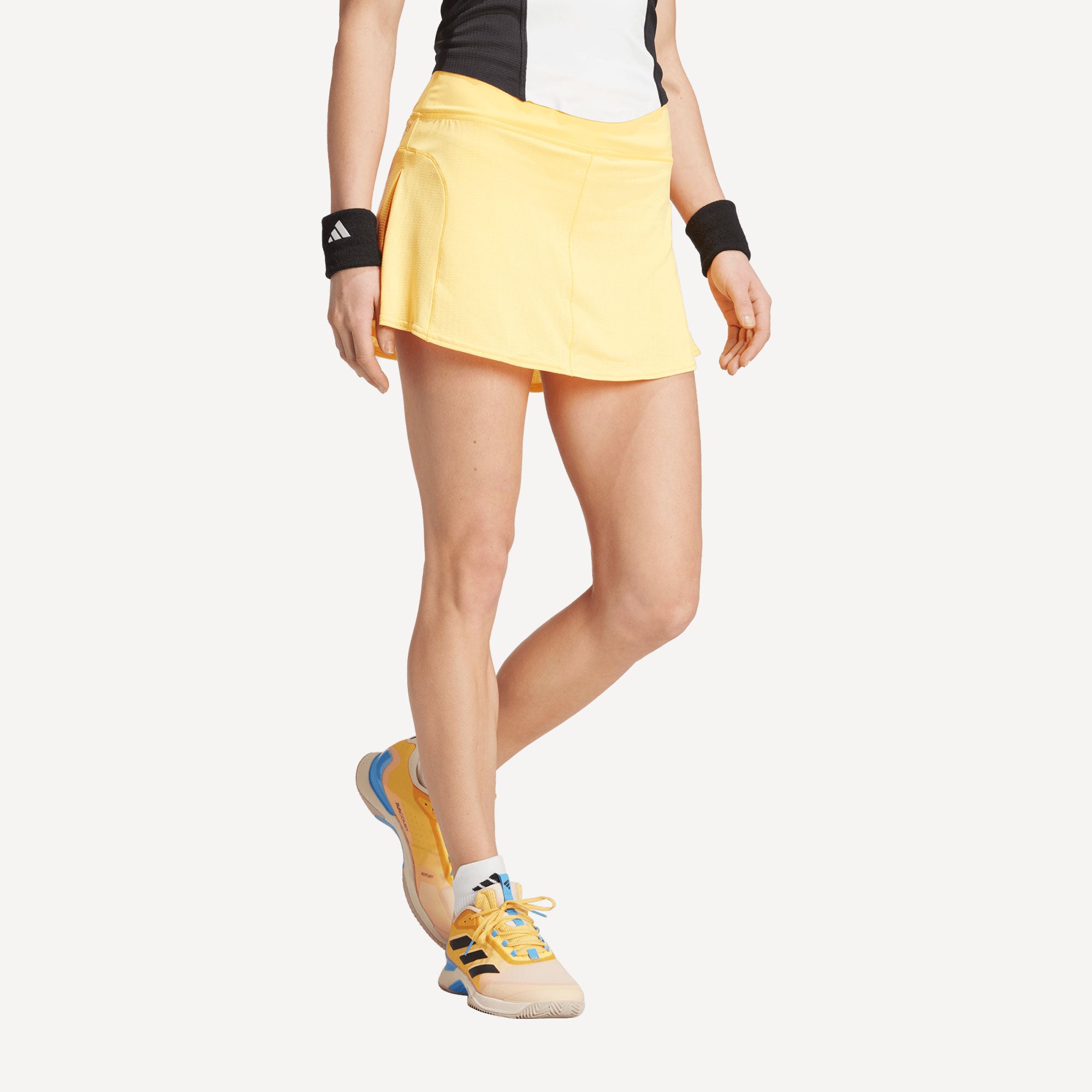 adidas Gameset Women's Match Tennis Skirt - Orange (3)