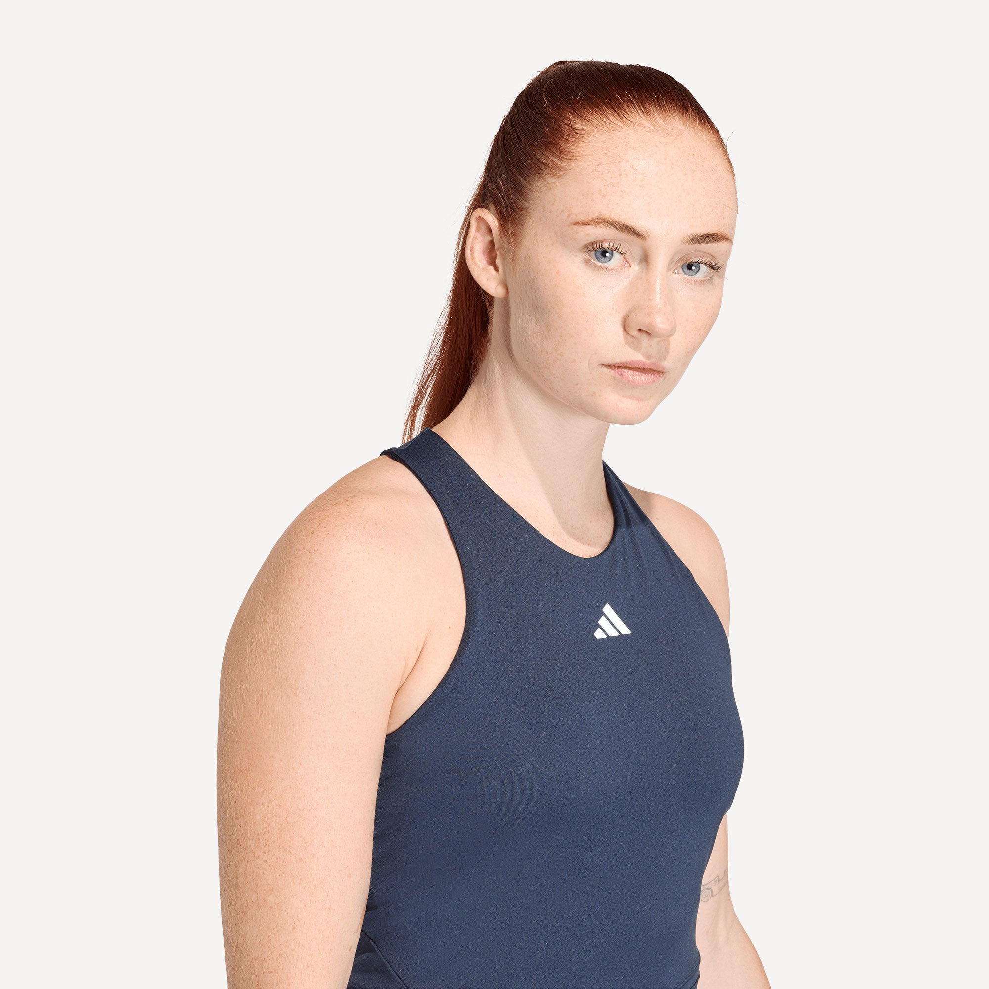 adidas Gameset Women's Midi Tennis Tank - Dark Blue (5)