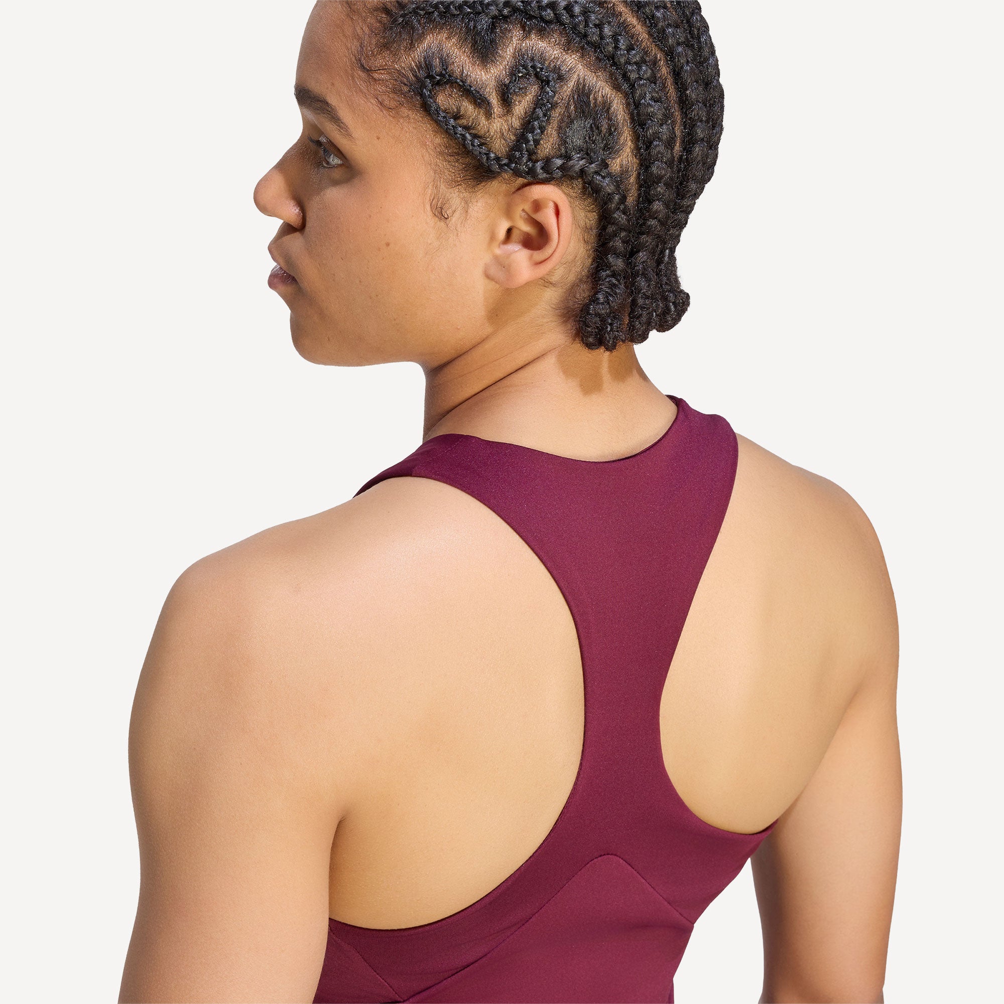 adidas Gameset Women's Y Midi Tennis Tank - Red (5)