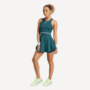adidas Gameset Women's Y Tennis Dress - Green (1)
