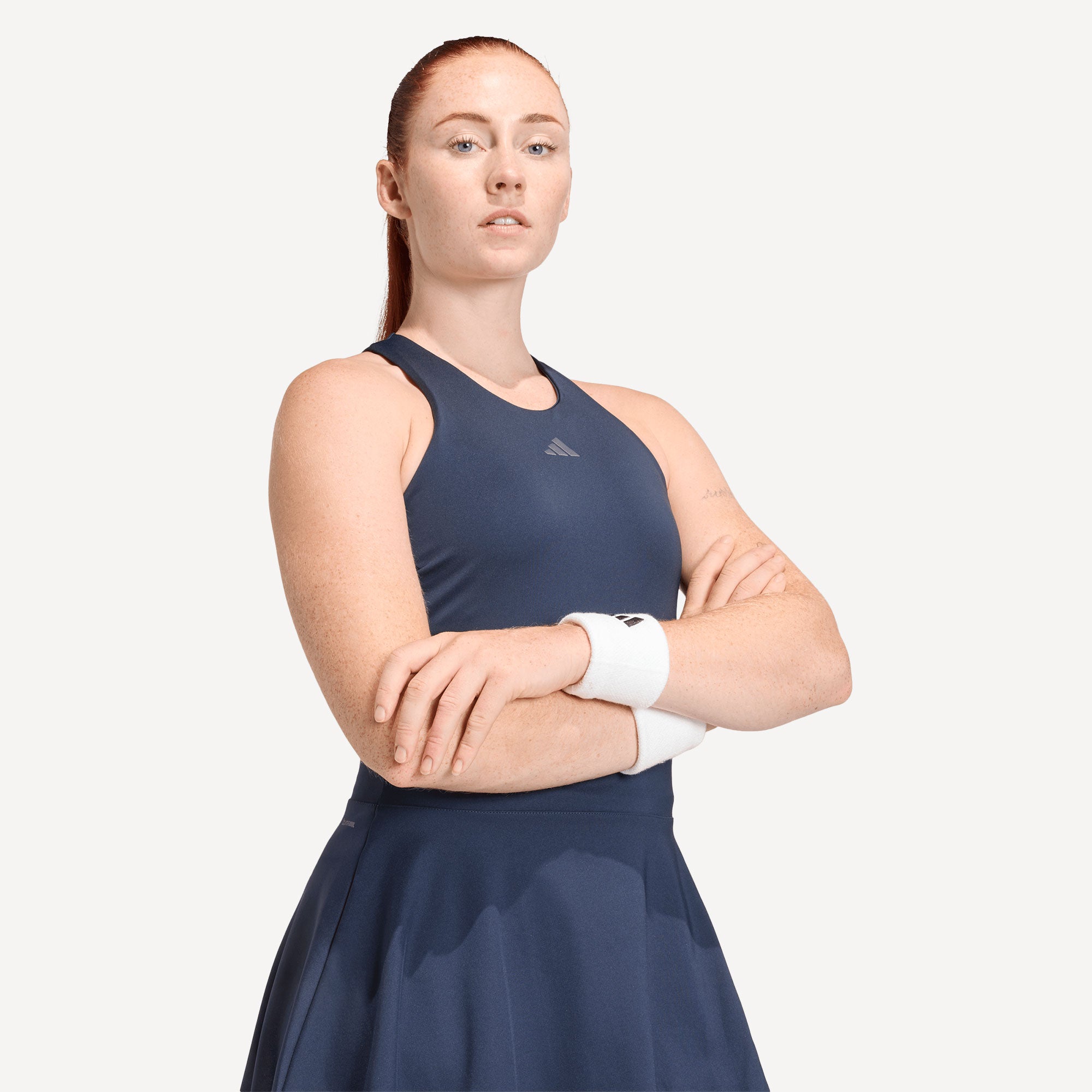 adidas Gameset Women's Y Tennis Dress - Dark Blue (4)