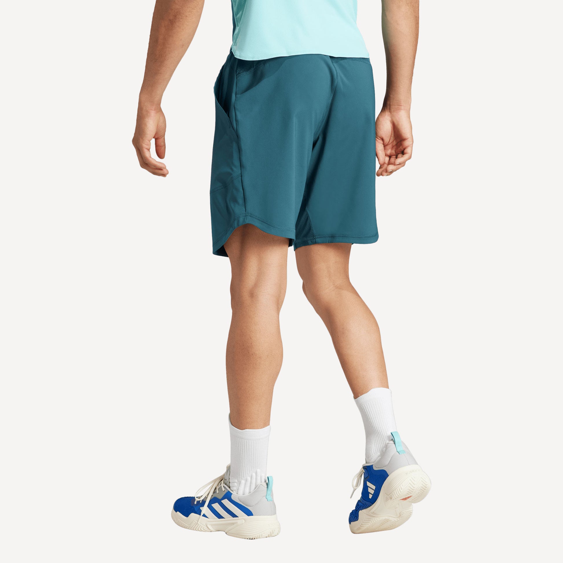 adidas New York Pro Men's 9-Inch Tennis Shorts Green (2)