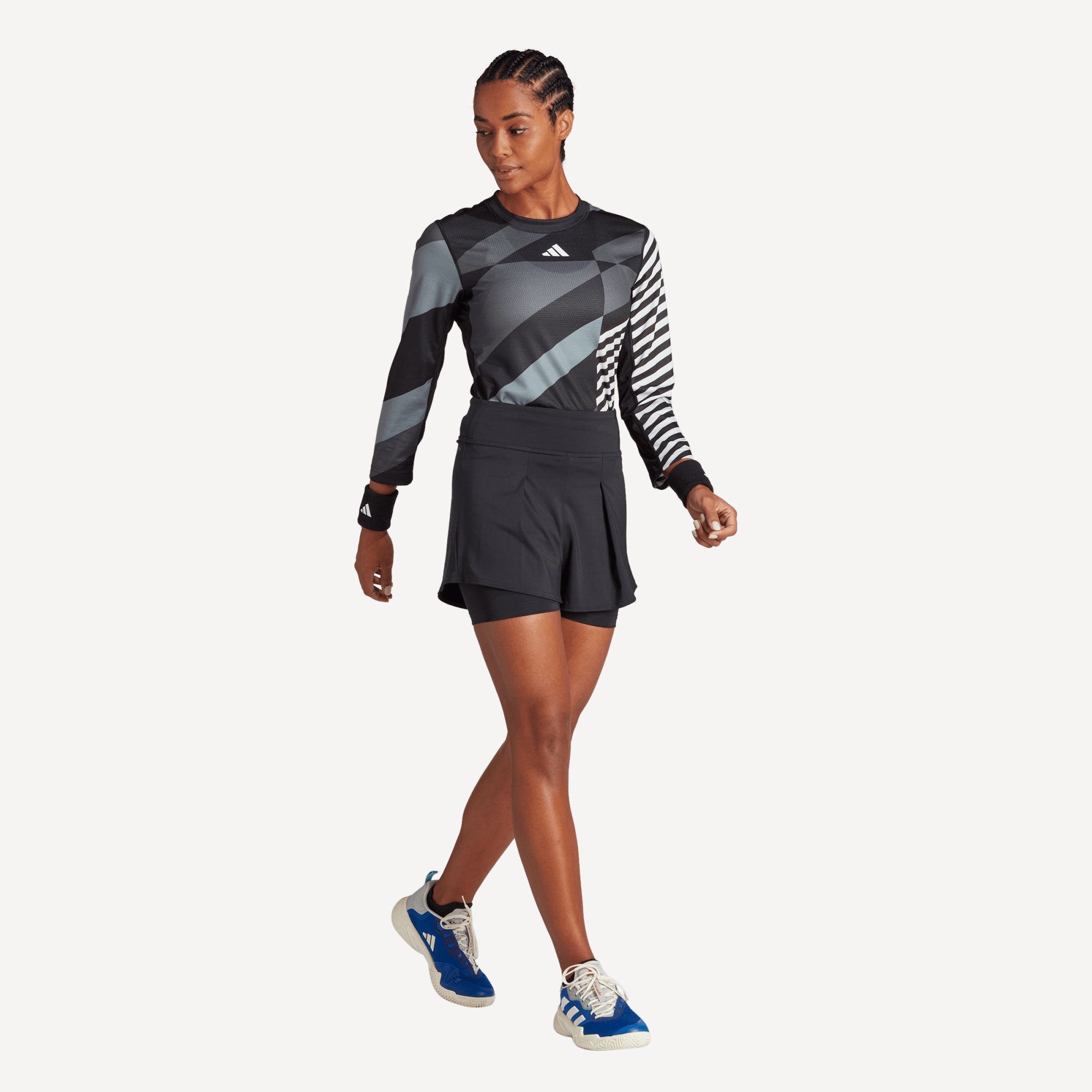 adidas New York Pro Women's 3/4 Long Sleeve Tennis Shirt Black (5)