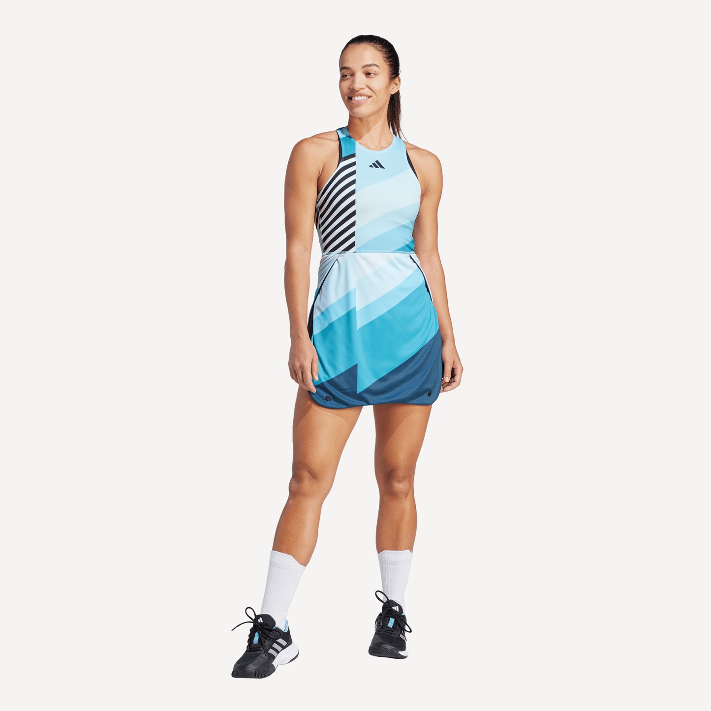 adidas New York Pro Women's Transformative Tennis Dress Blue (1)