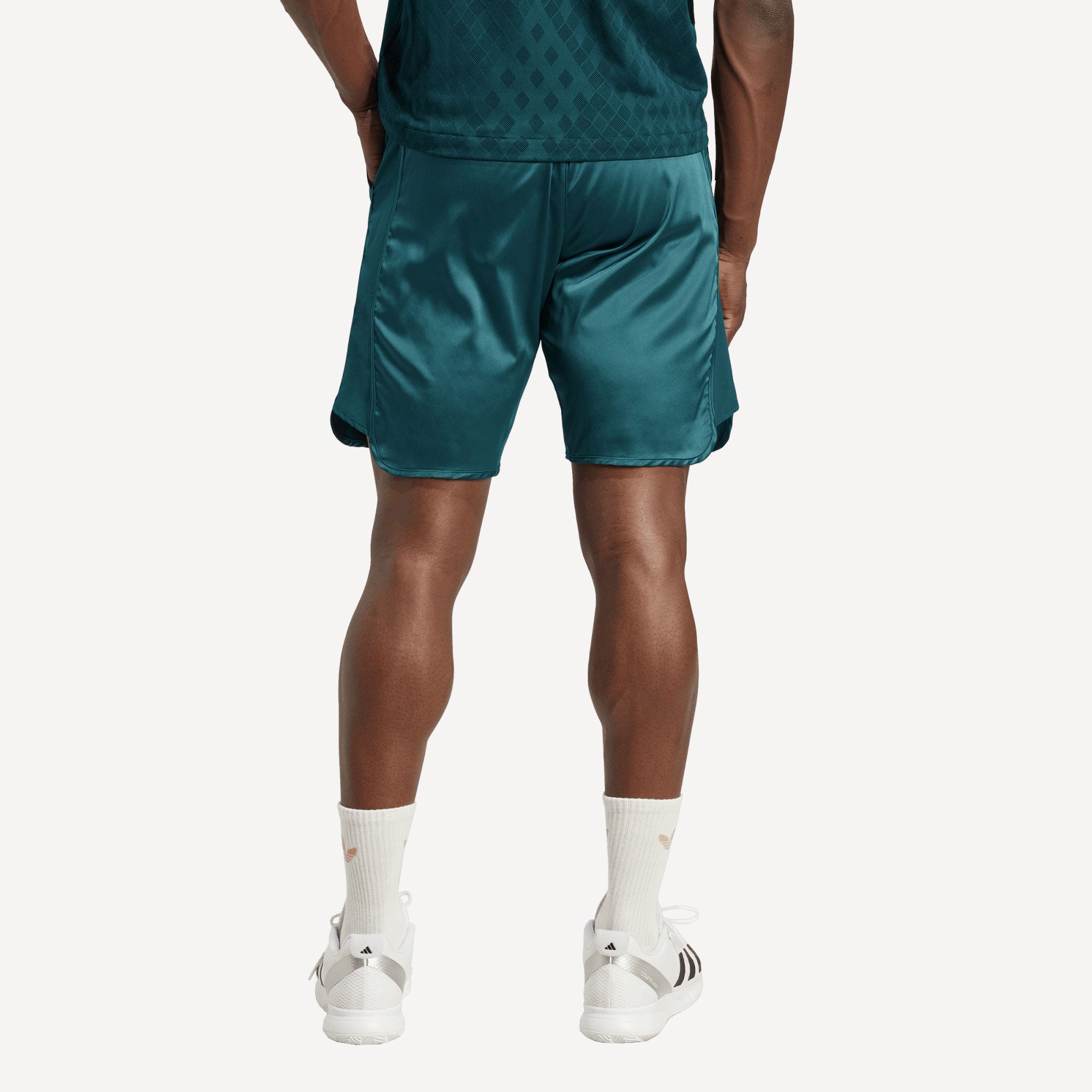 adidas Originals Pro London Men's Ergo 9-Inch Tennis Shorts - Green (2)