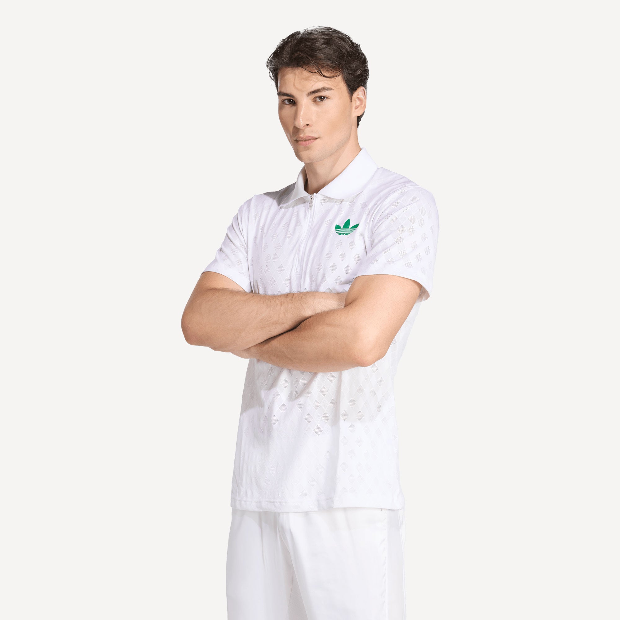 adidas Originals Pro London Men's Freelift Tennis Polo - White (1)