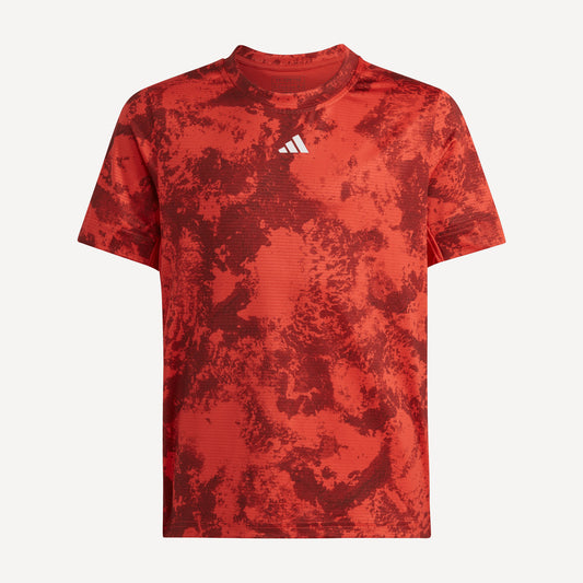 adidas Paris Boys' Tennis Shirt Red (1)