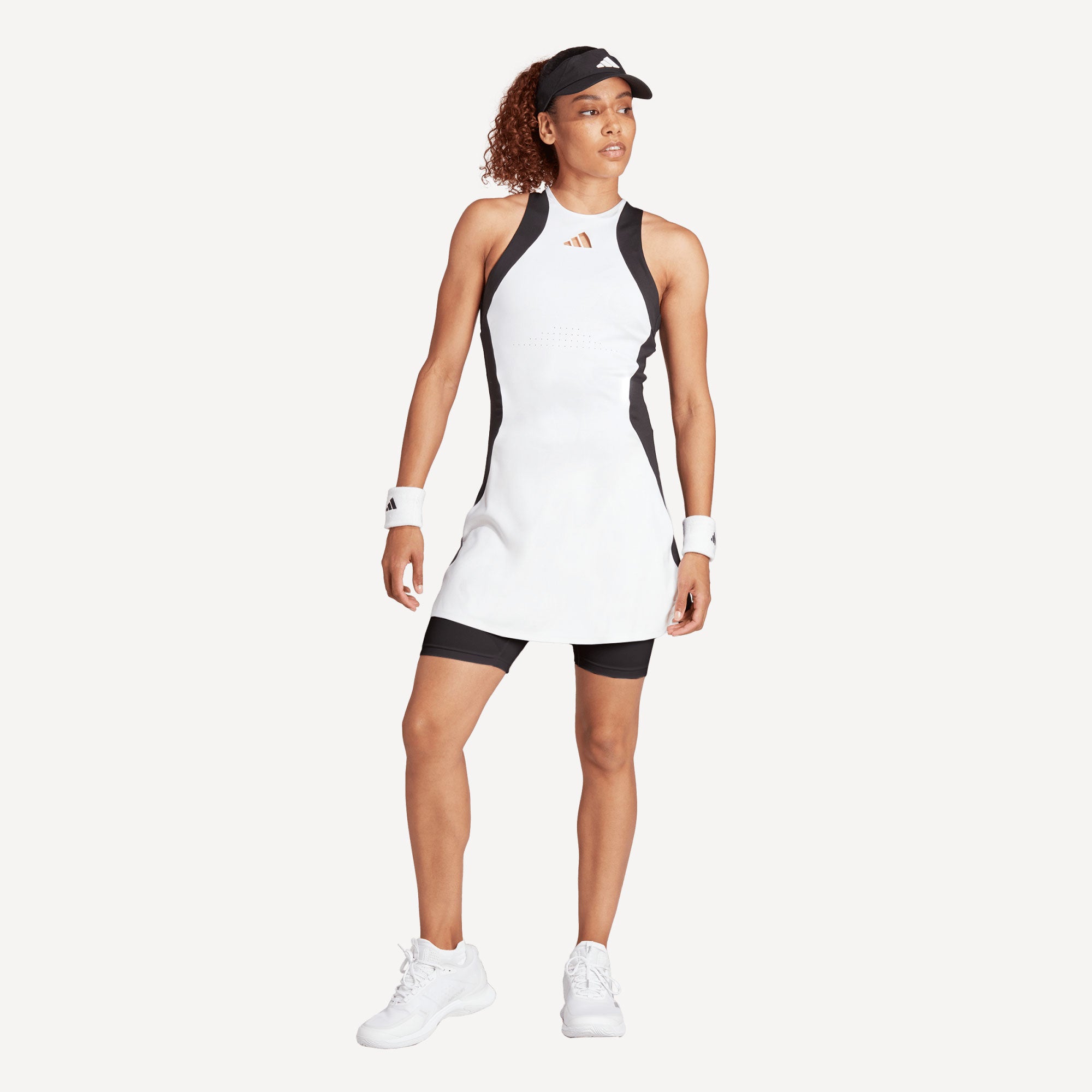 Adidas tennis sales dress white