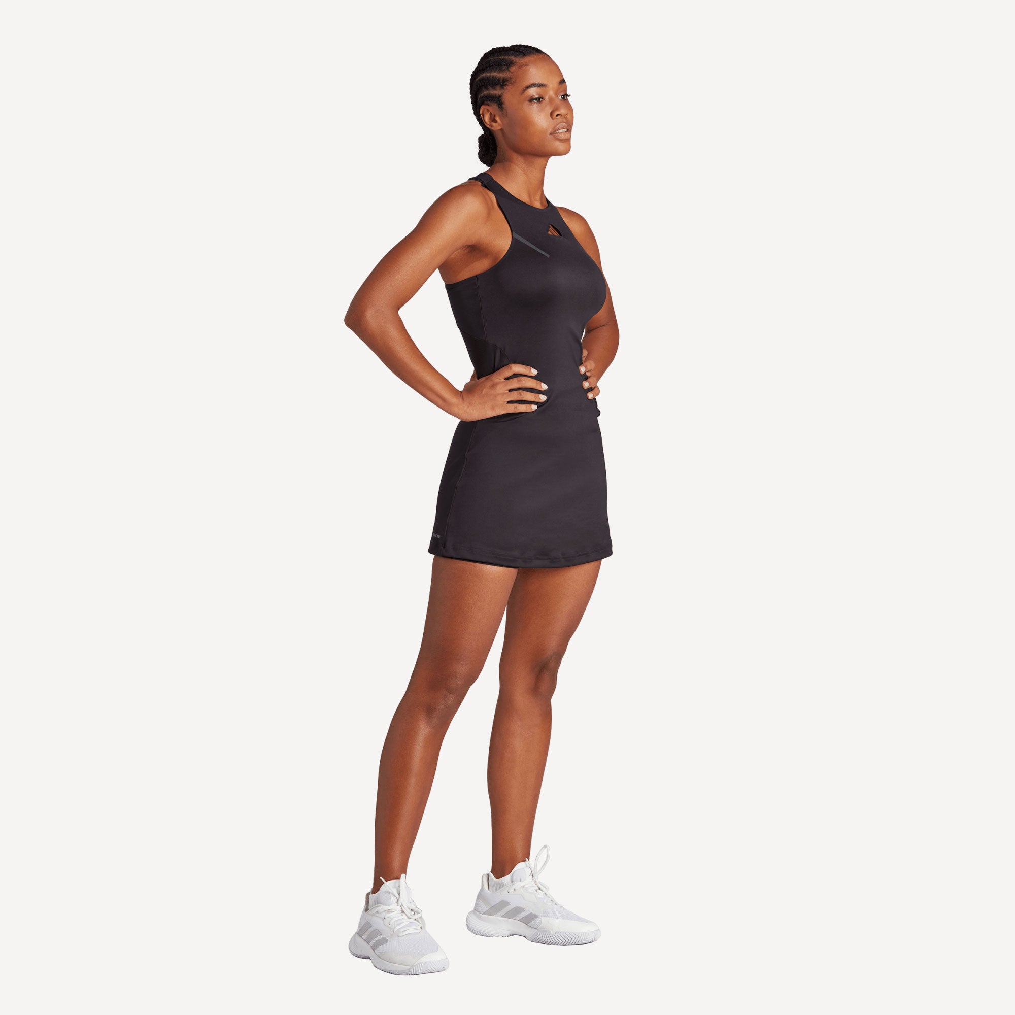 adidas Premium Women's Tennis Dress Black (4)