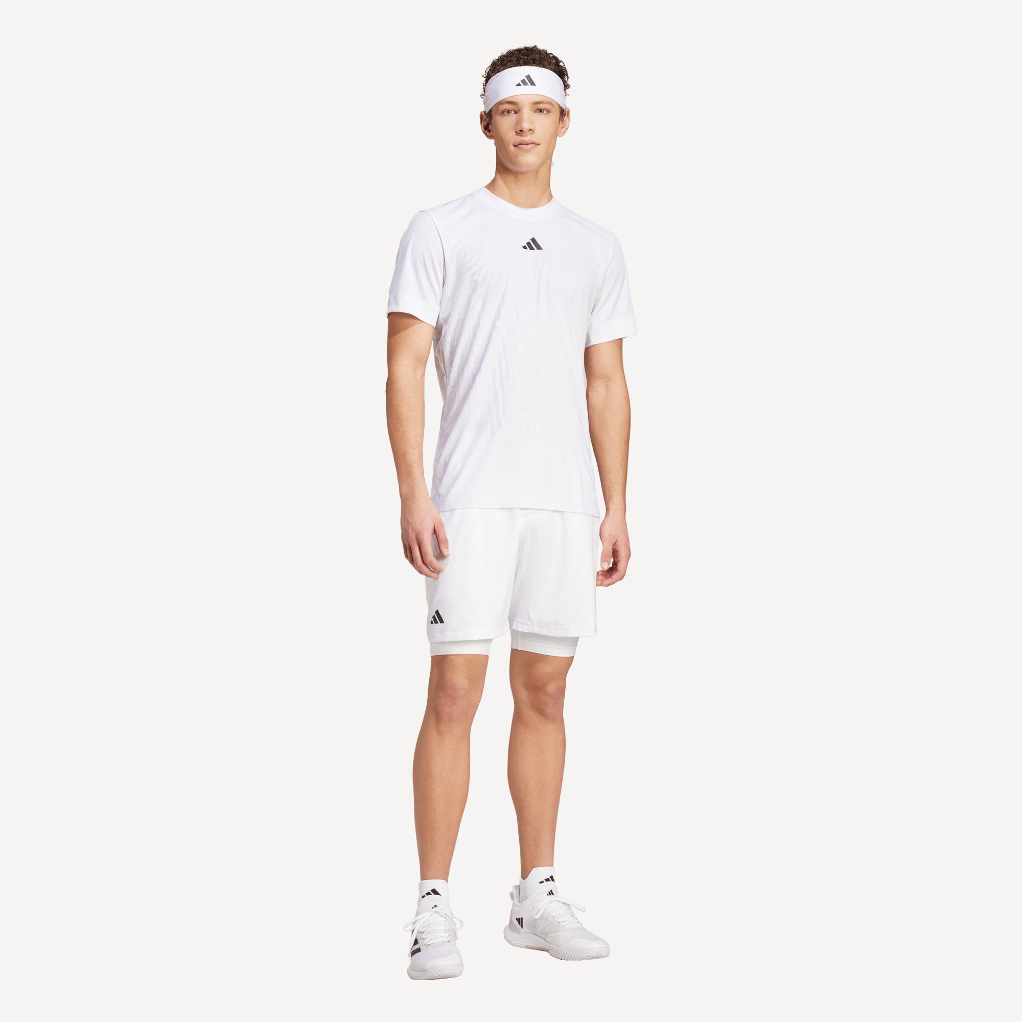 adidas Pro London Men's Airchill Tennis Shirt - White (4)