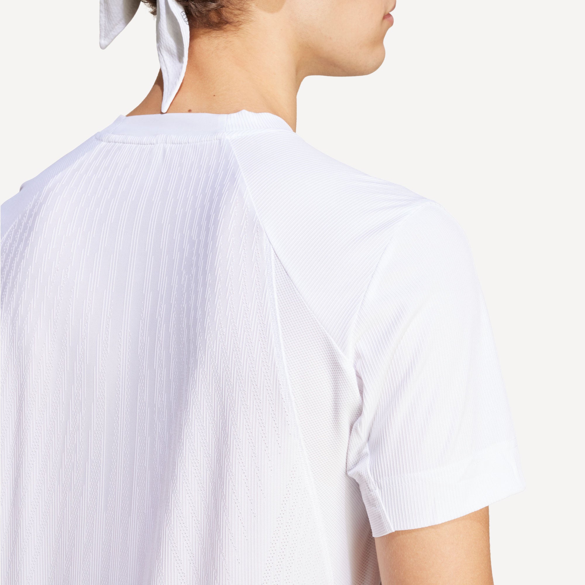 adidas Pro London Men's Airchill Tennis Shirt - White (5)